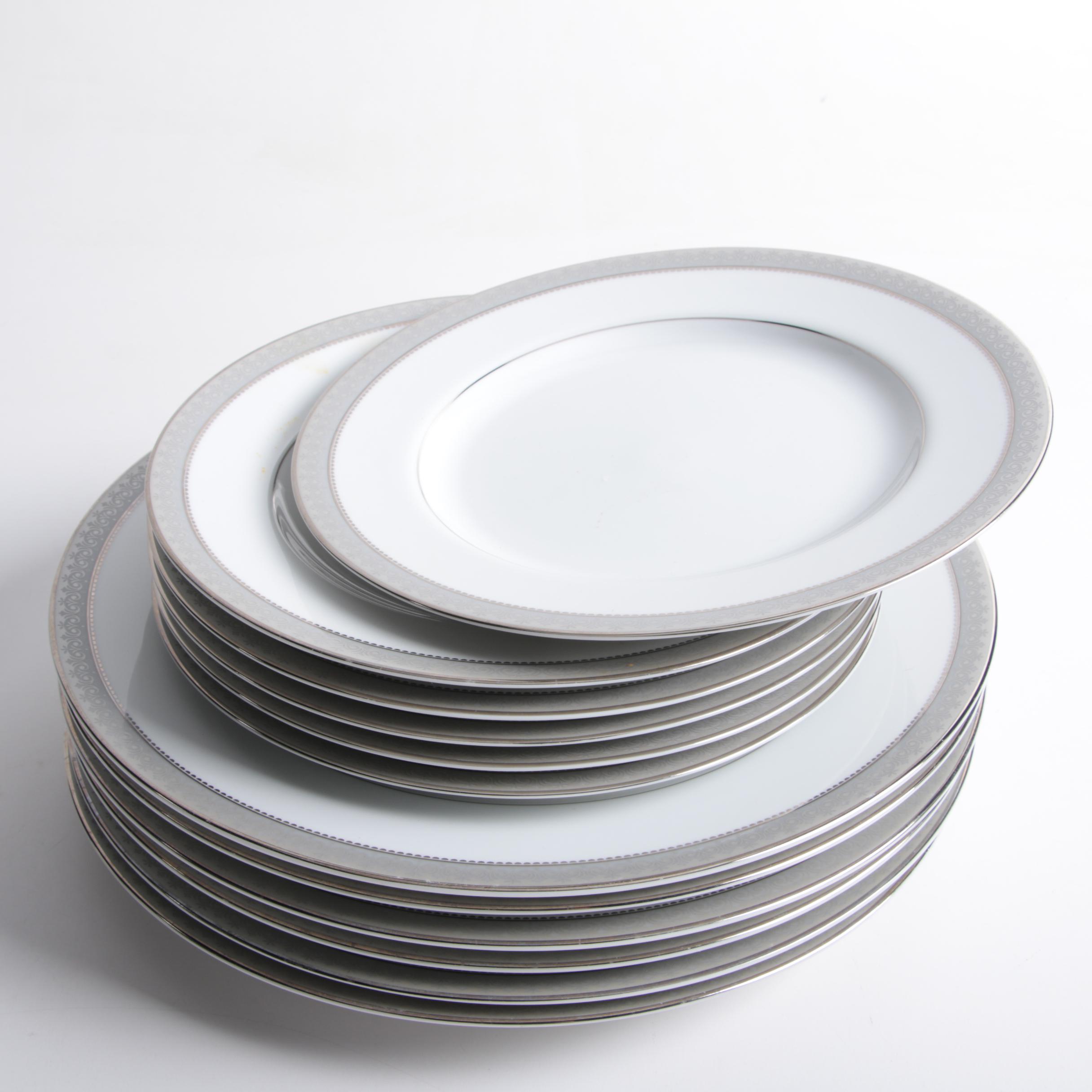 Mikasa "Platinum Crown" Porcelain Tableware