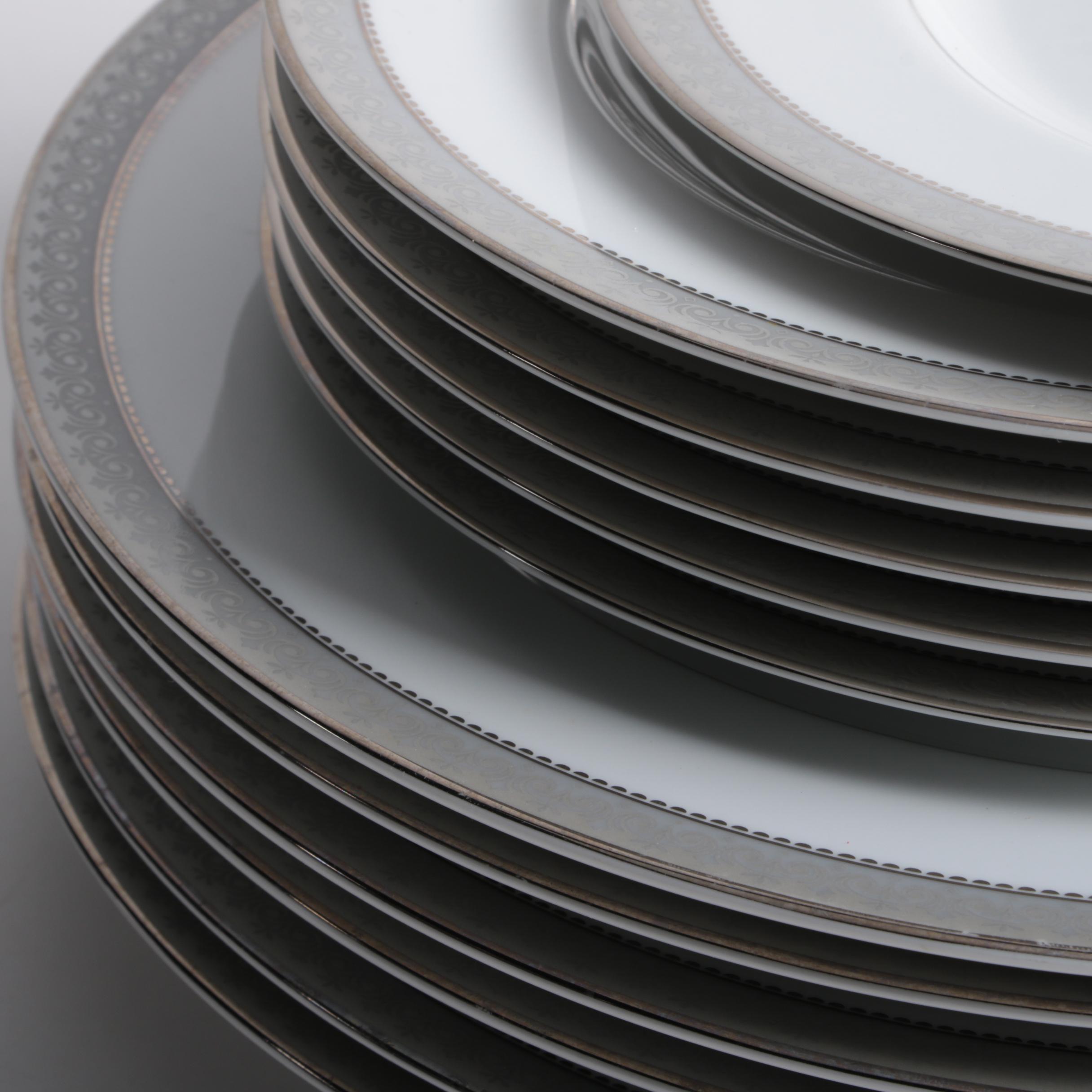 Mikasa "Platinum Crown" Porcelain Tableware