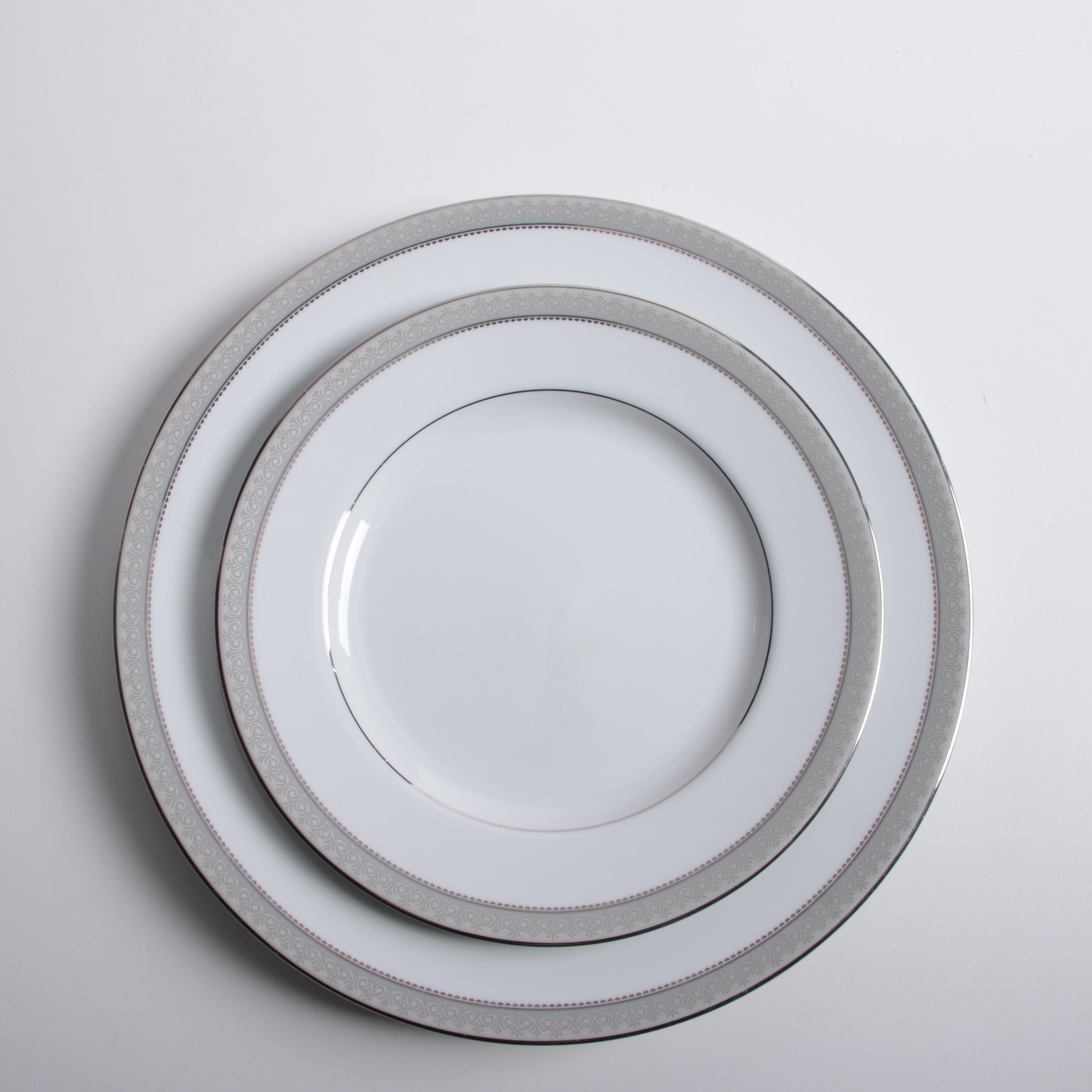 Mikasa "Platinum Crown" Porcelain Tableware