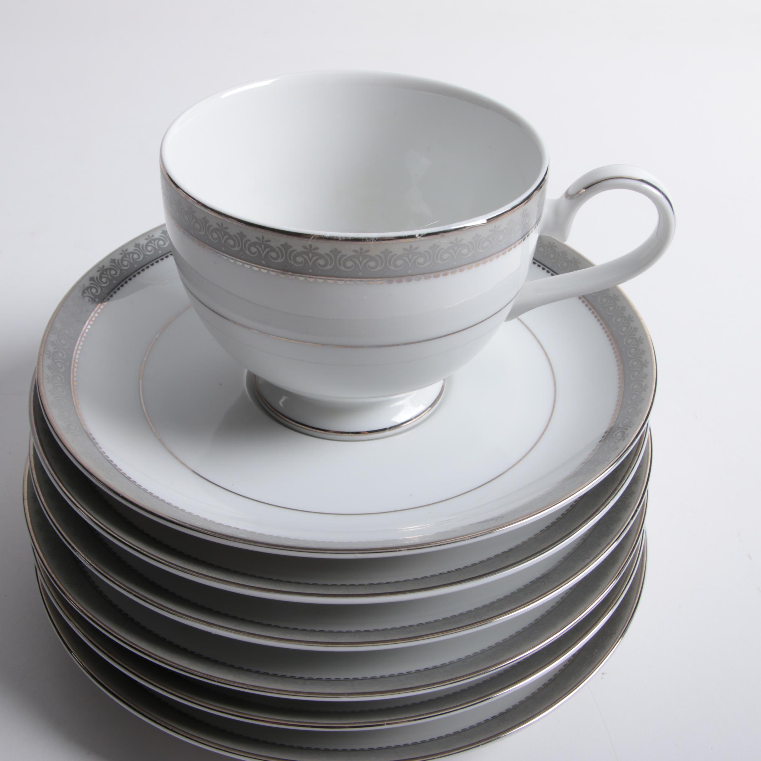 Mikasa "Platinum Crown" Porcelain Tableware