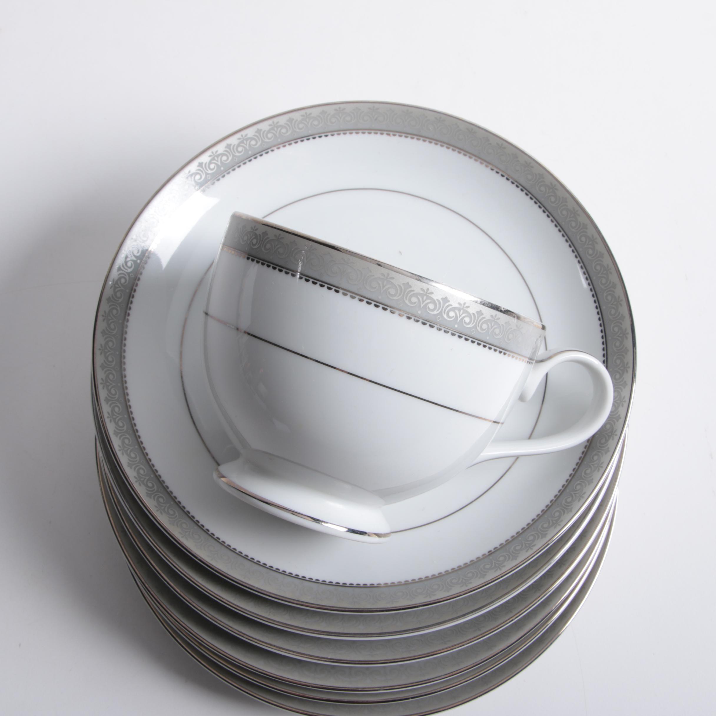 Mikasa "Platinum Crown" Porcelain Tableware
