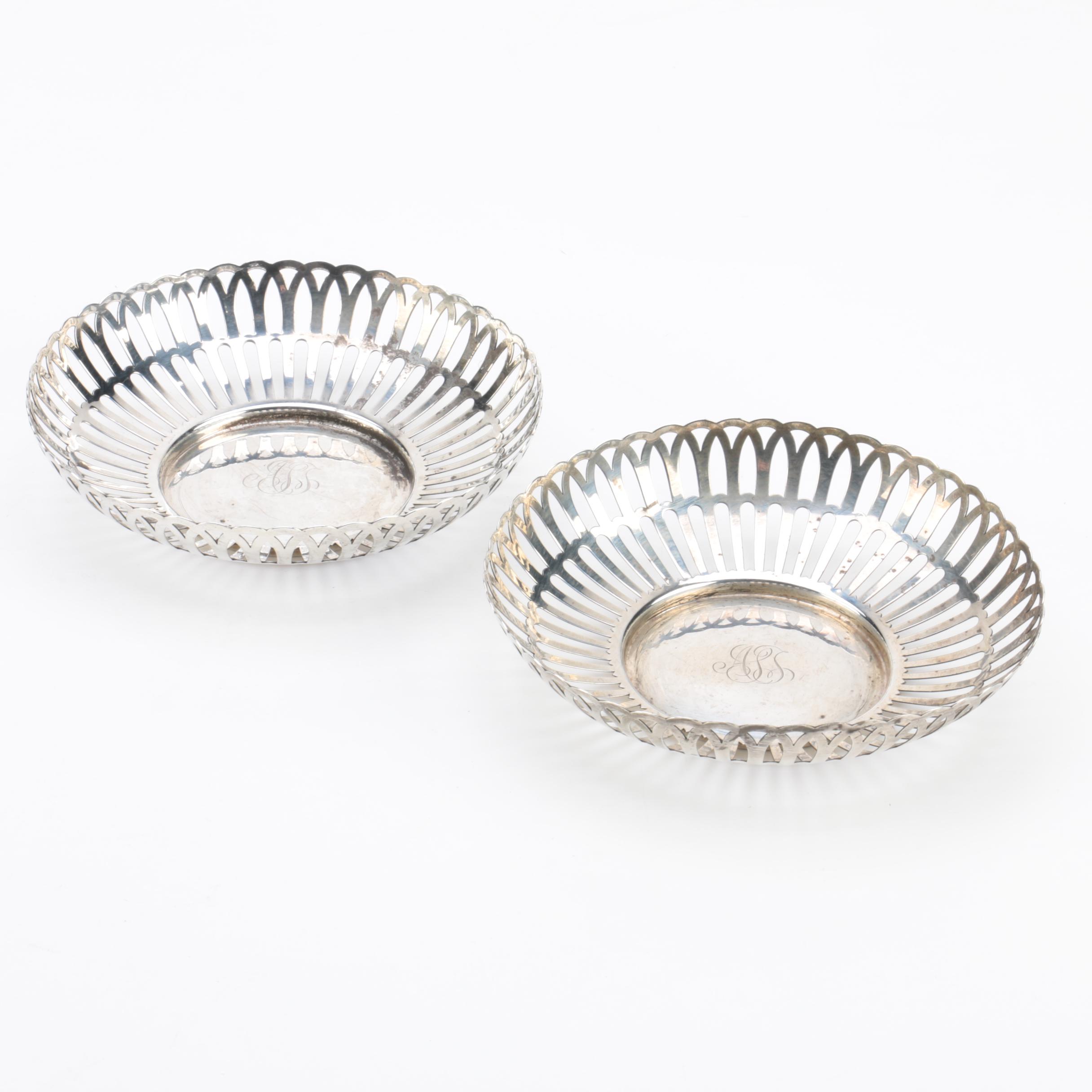 Whiting Manufacturing Company Open Work Sterling Silver Dishes