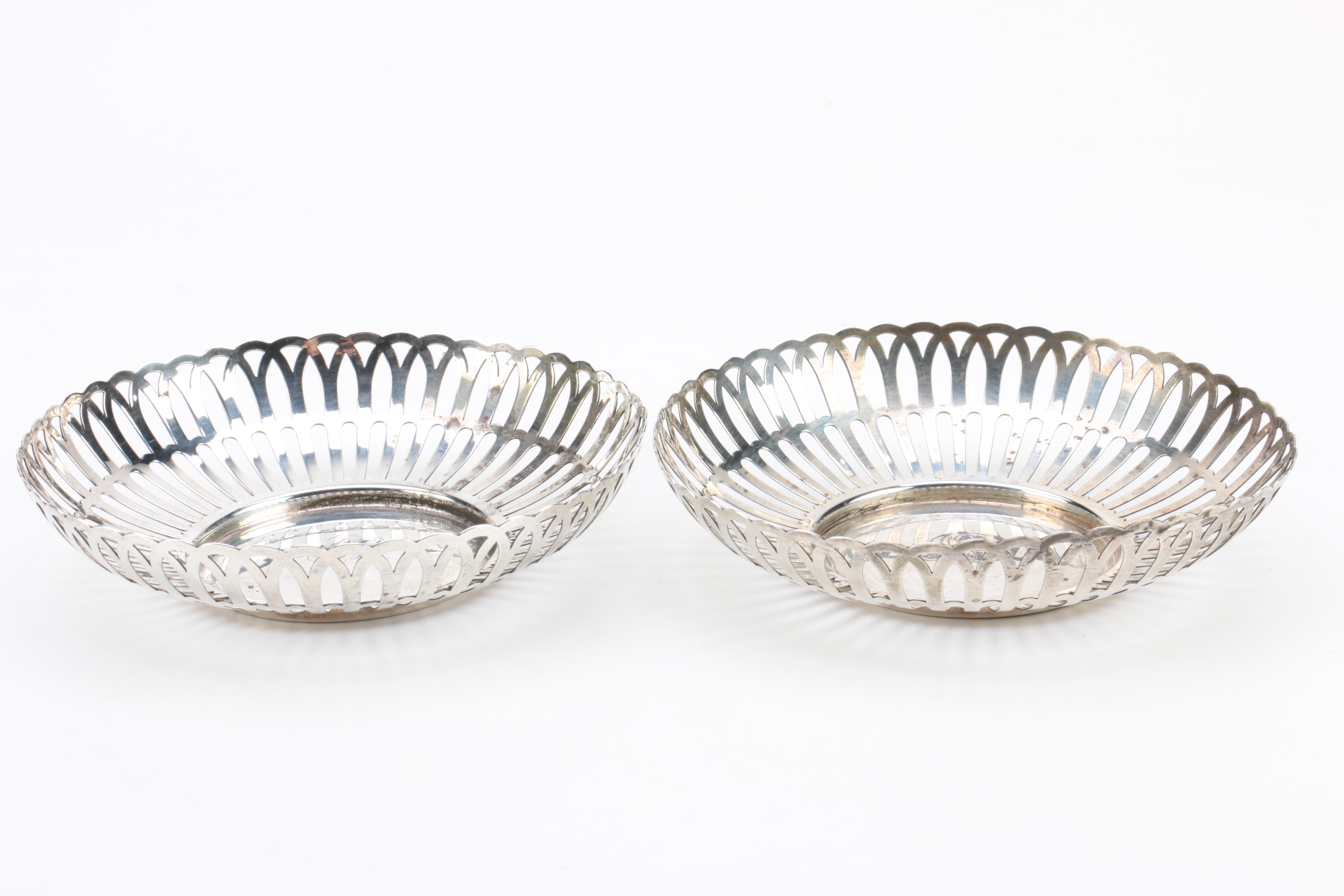 Whiting Manufacturing Company Open Work Sterling Silver Dishes