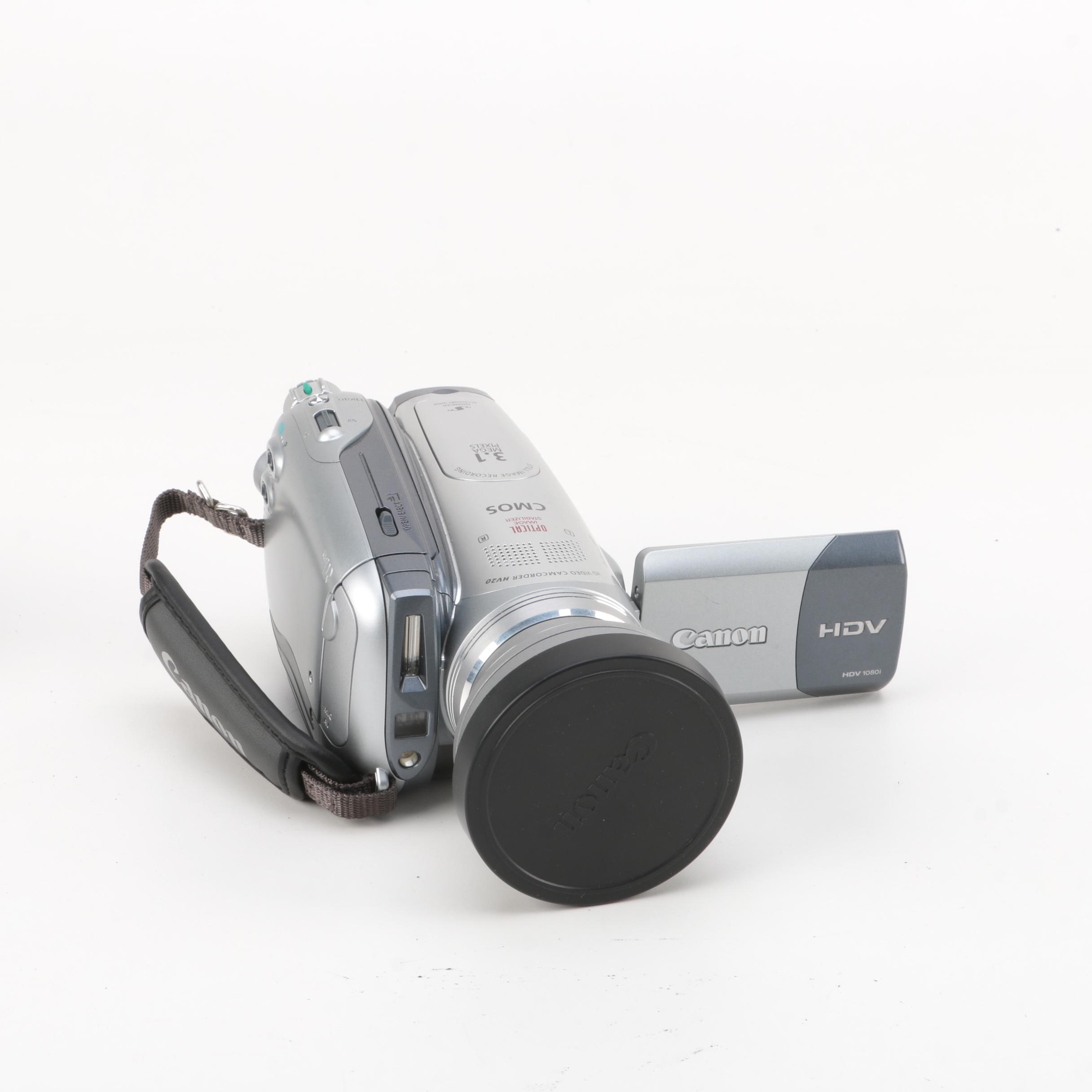 Digital Video and Point-and-Shoot Camera with Accessories