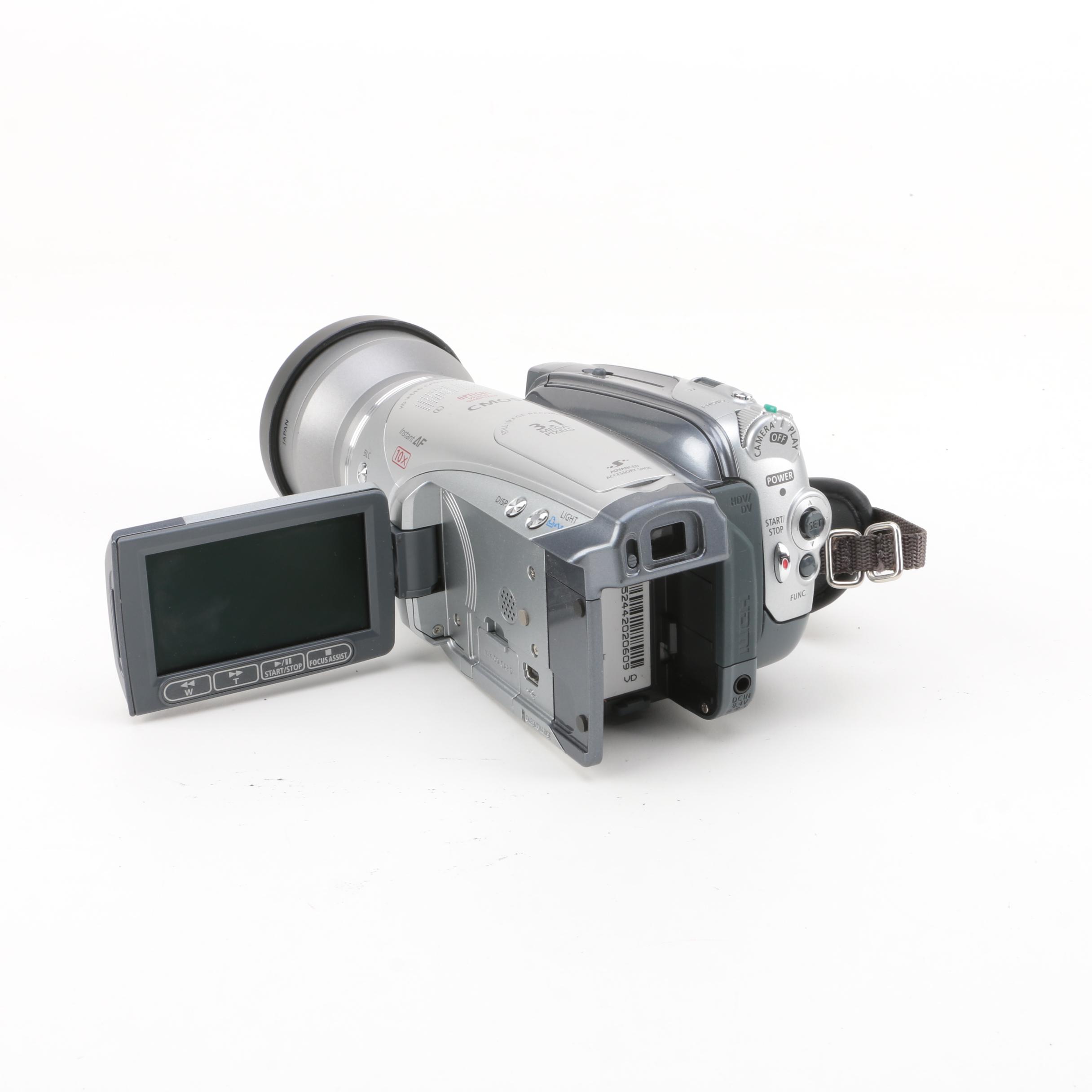 Digital Video and Point-and-Shoot Camera with Accessories