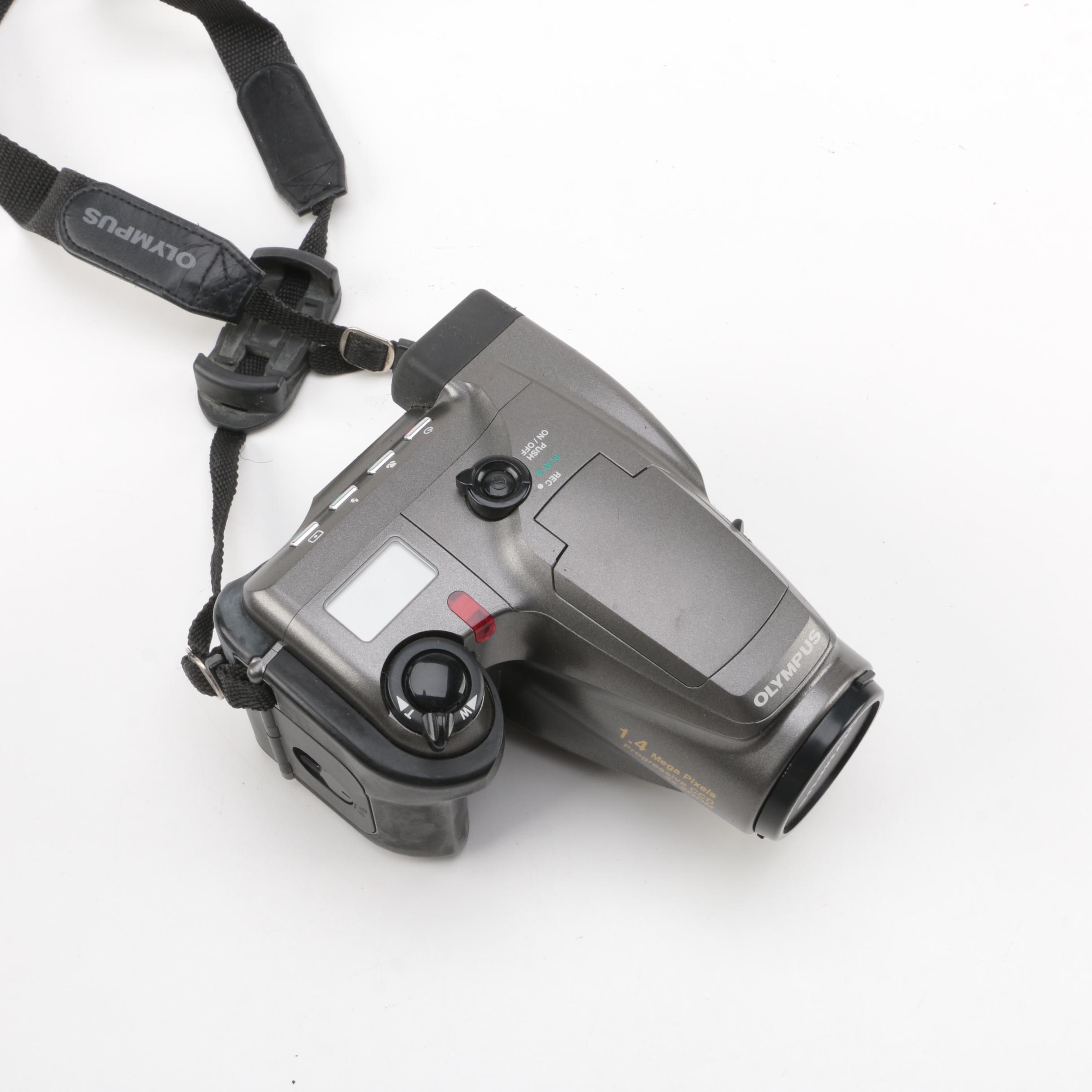 Digital Video and Point-and-Shoot Camera with Accessories