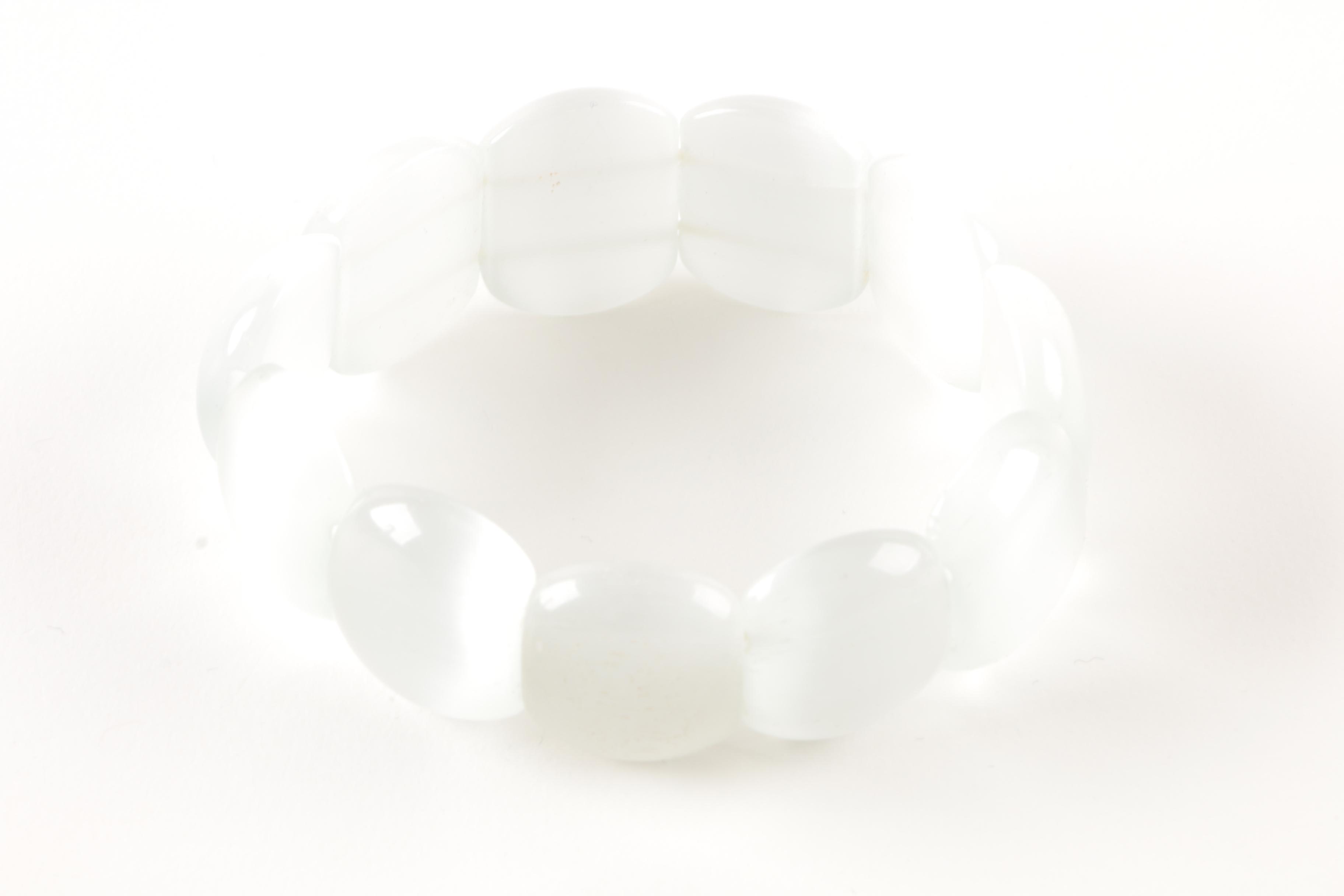 Silver Toned Jewelry Including Agate