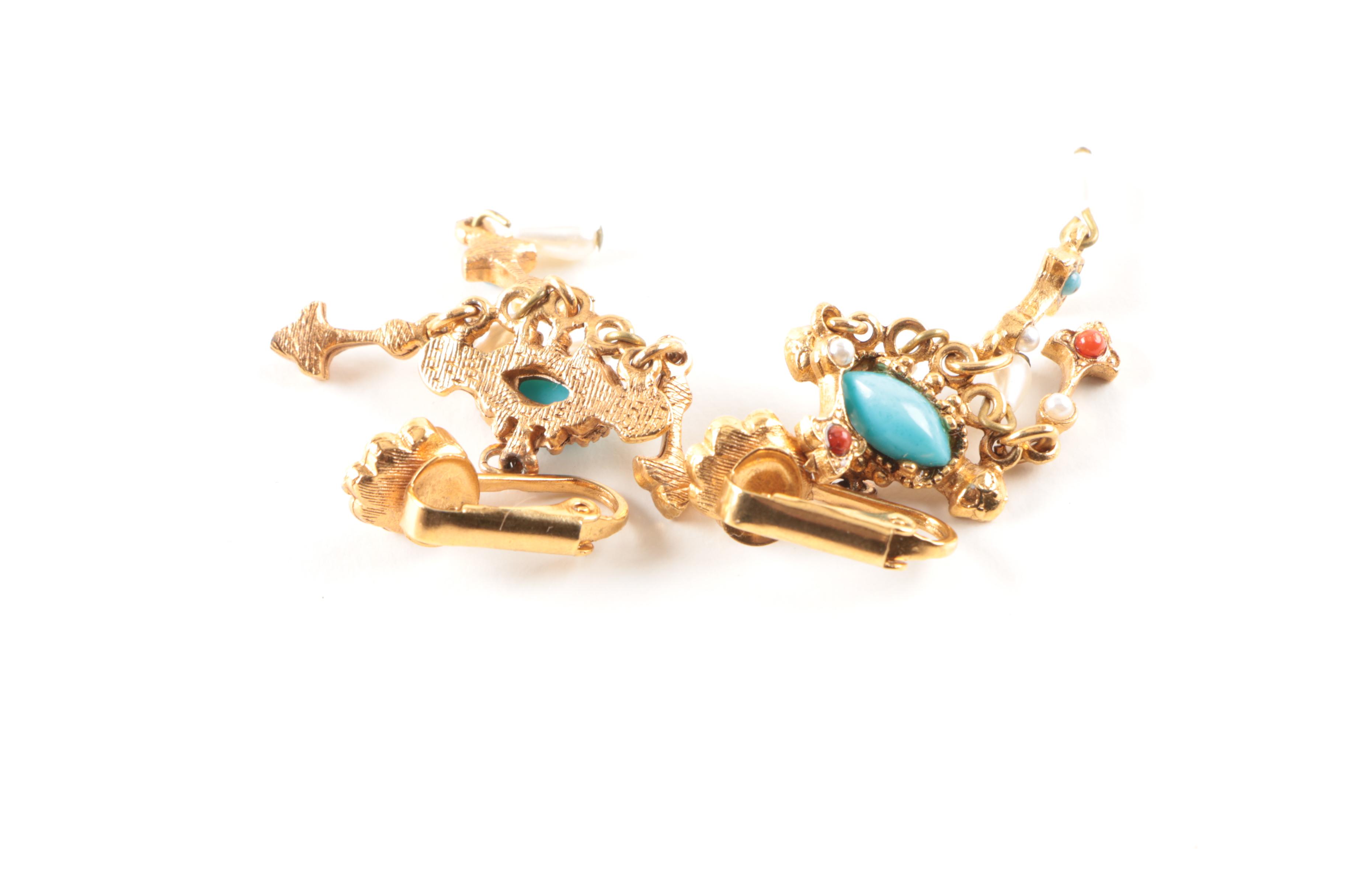 Silver Toned Jewelry Including Agate