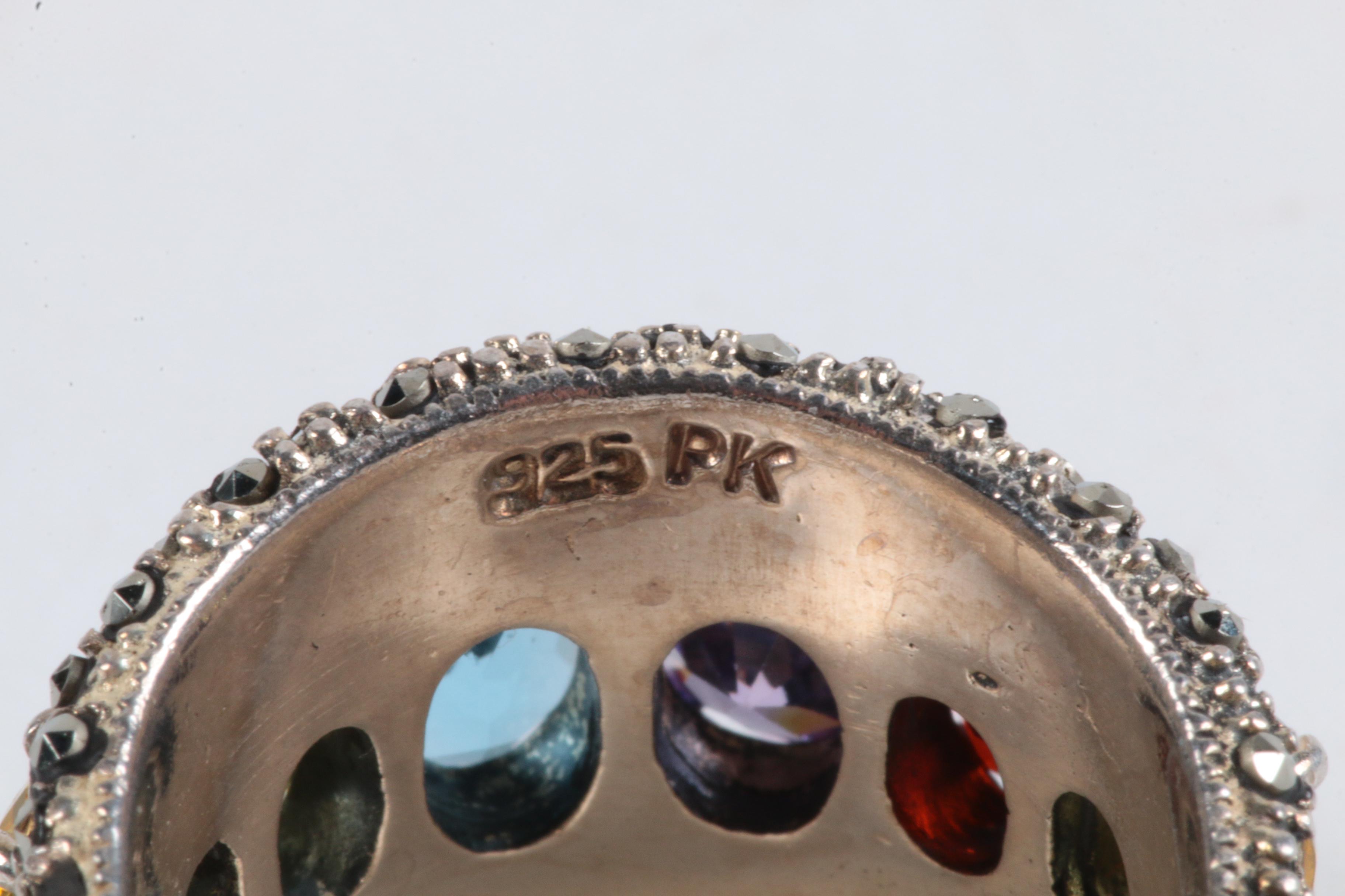 Sterling Silver Amethyst and Blue Topaz Jewelry Selection