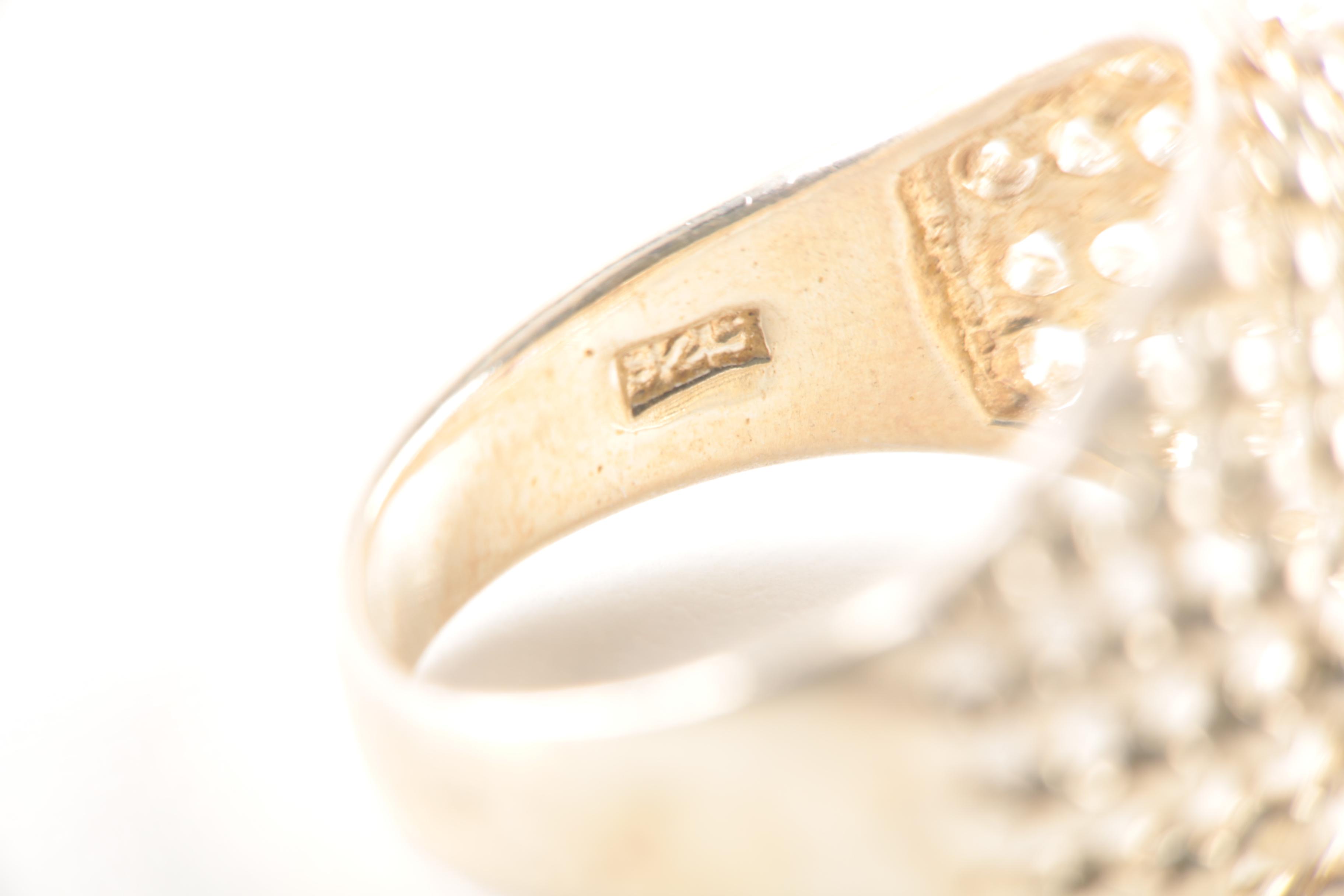 Sterling Silver Ring Selection Including Garnet