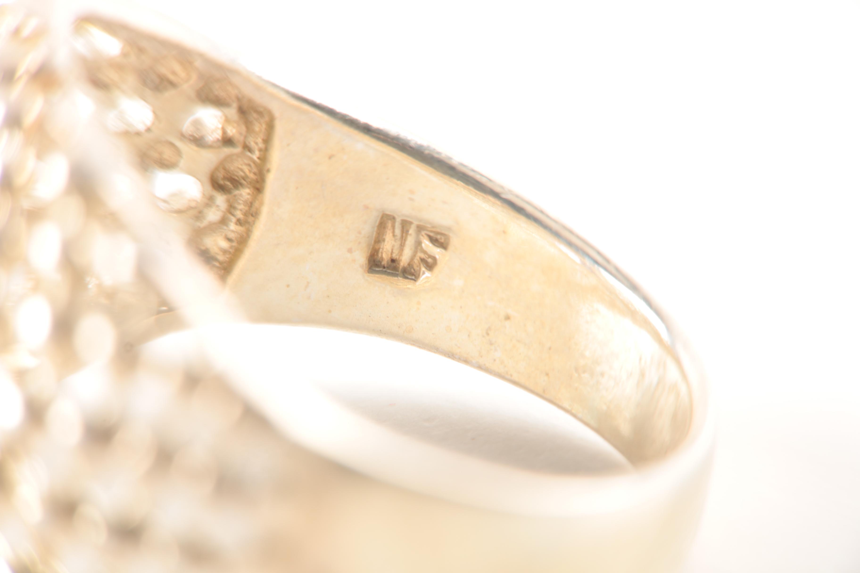 Sterling Silver Ring Selection Including Garnet