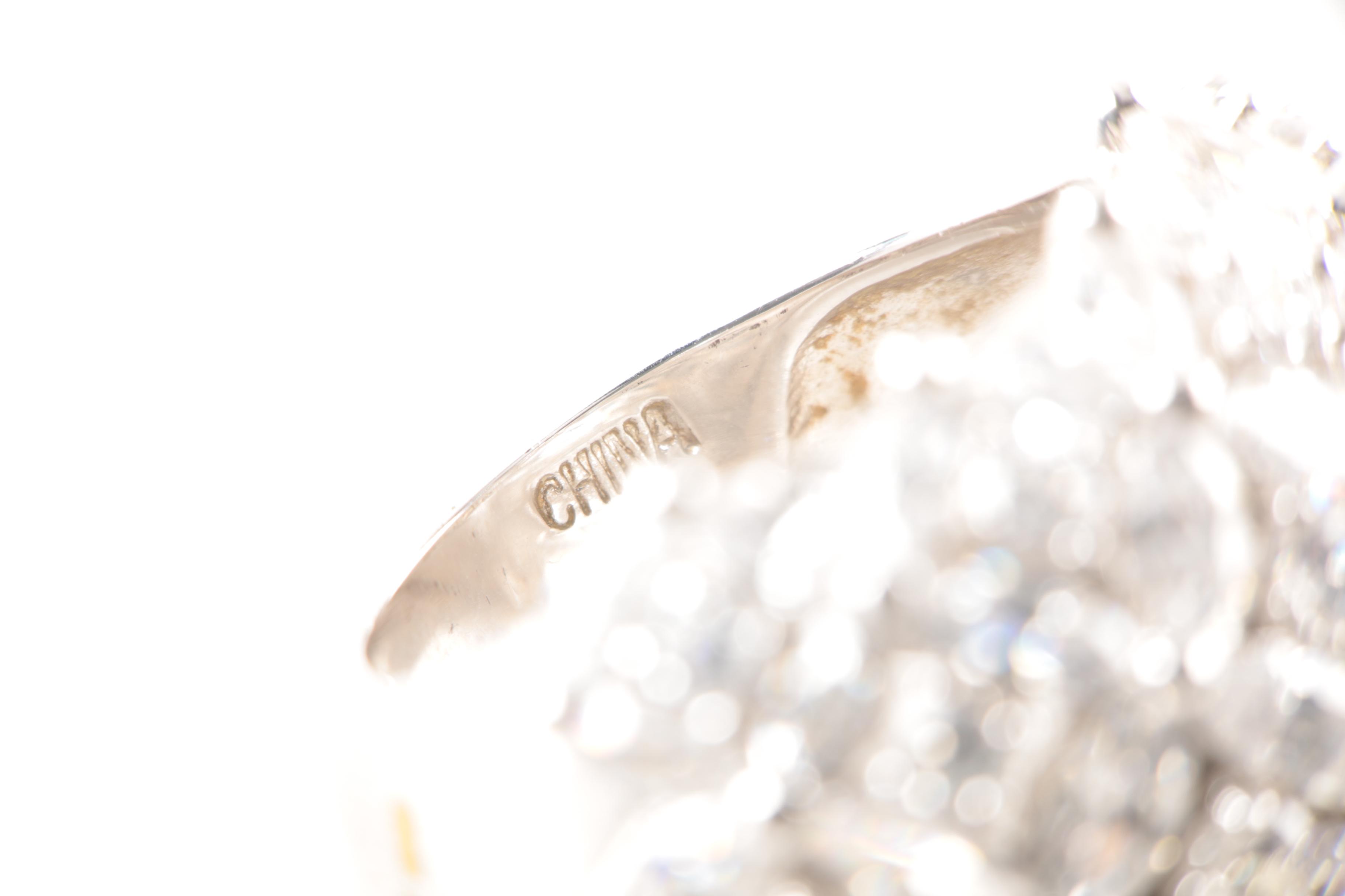 Sterling Silver Ring Selection Including Cubic Zirconia