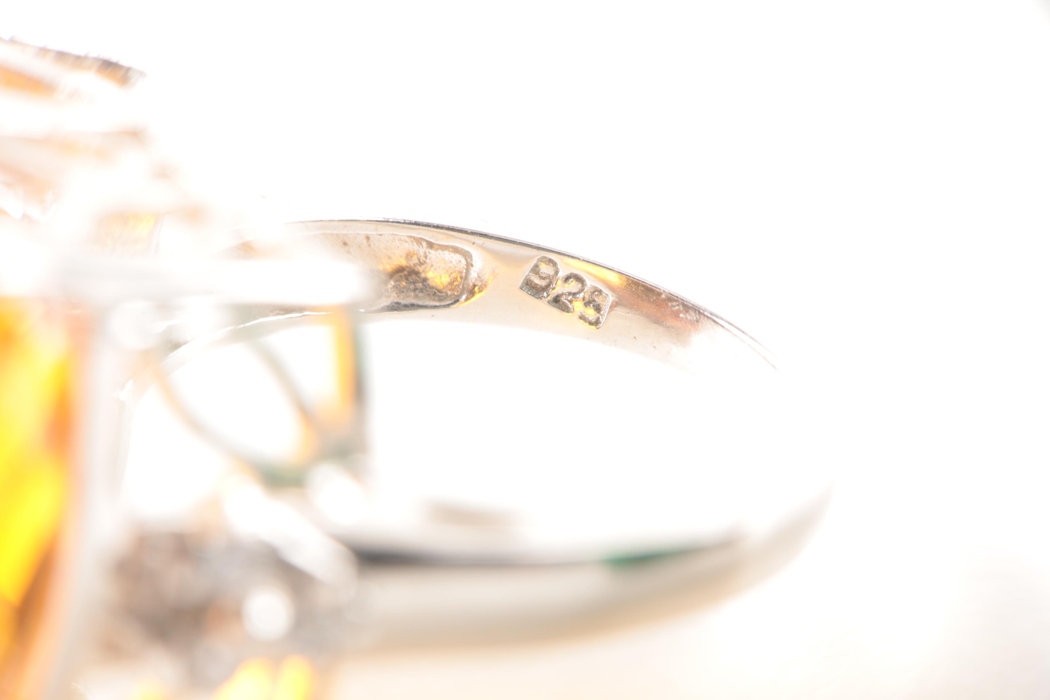 Sterling Silver Ring Selection Including Cubic Zirconia