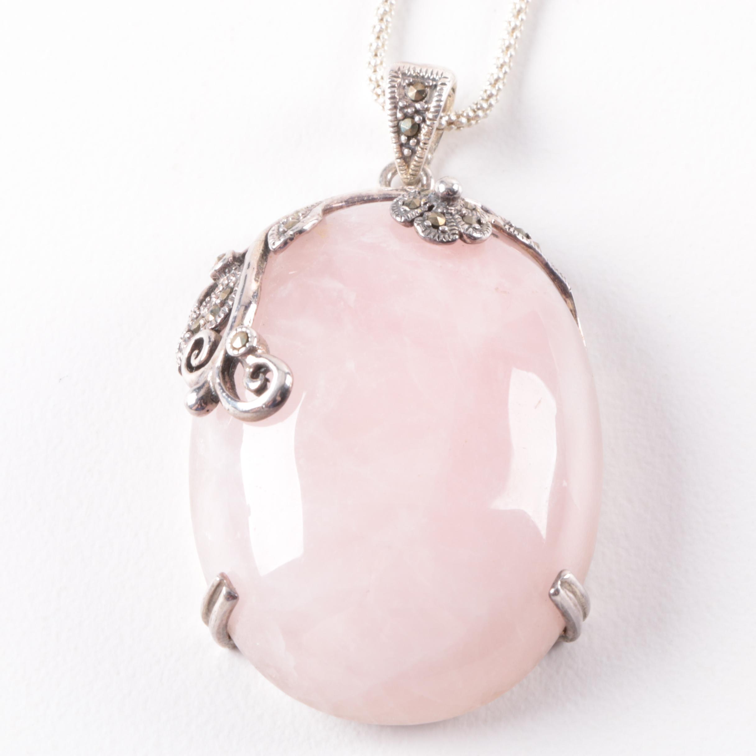 Sterling Silver Coral and Garnet Jewelry Selection