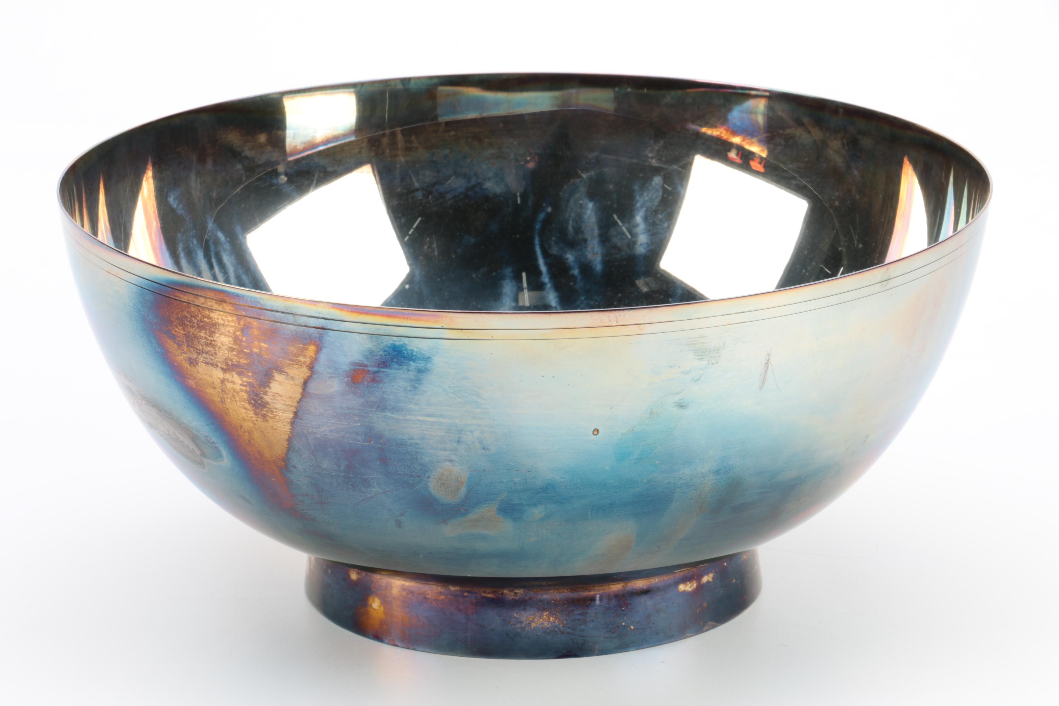 Lunt Silversmiths and Reed & Barton Silver-Plated Bowls