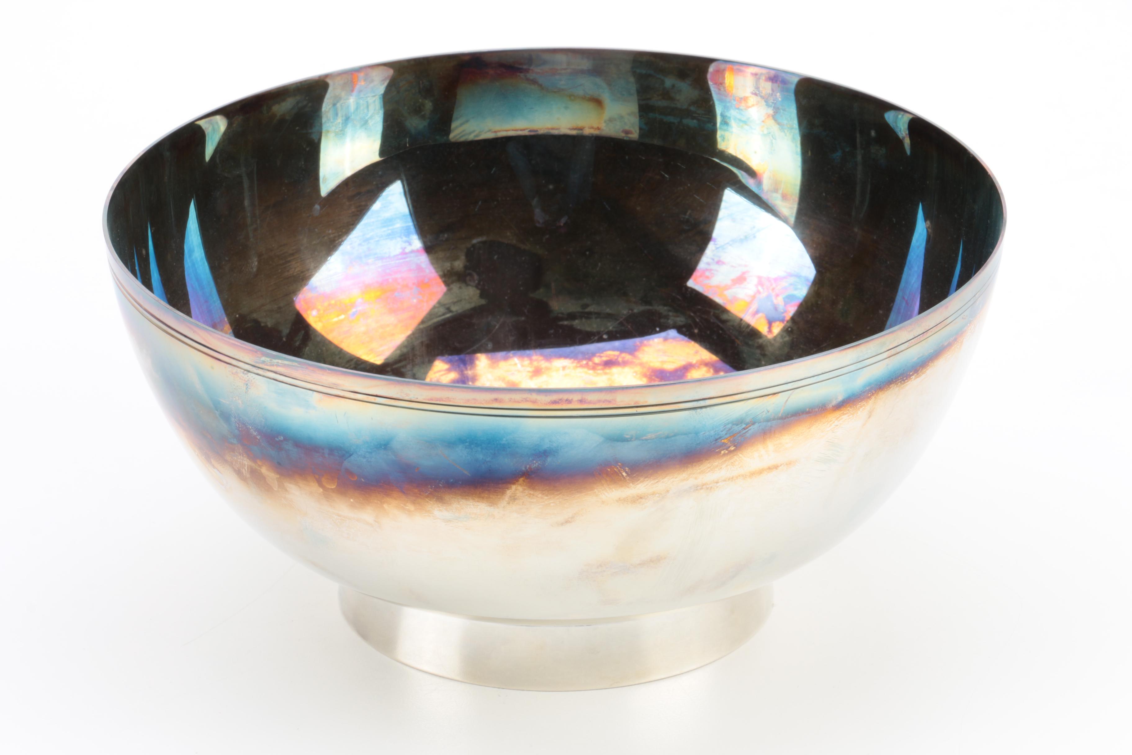 Lunt Silversmiths and Reed & Barton Silver-Plated Bowls