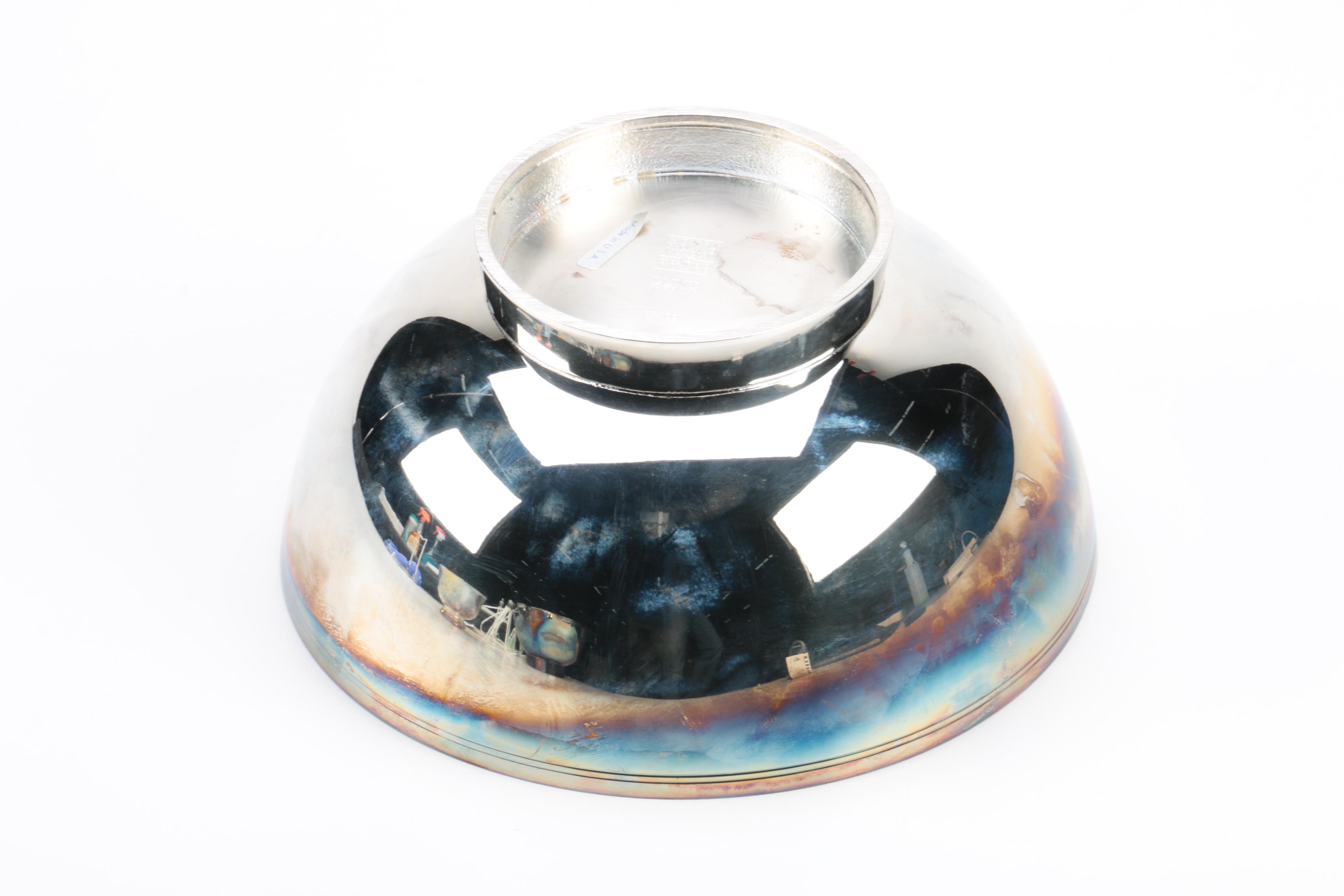 Lunt Silversmiths and Reed & Barton Silver-Plated Bowls