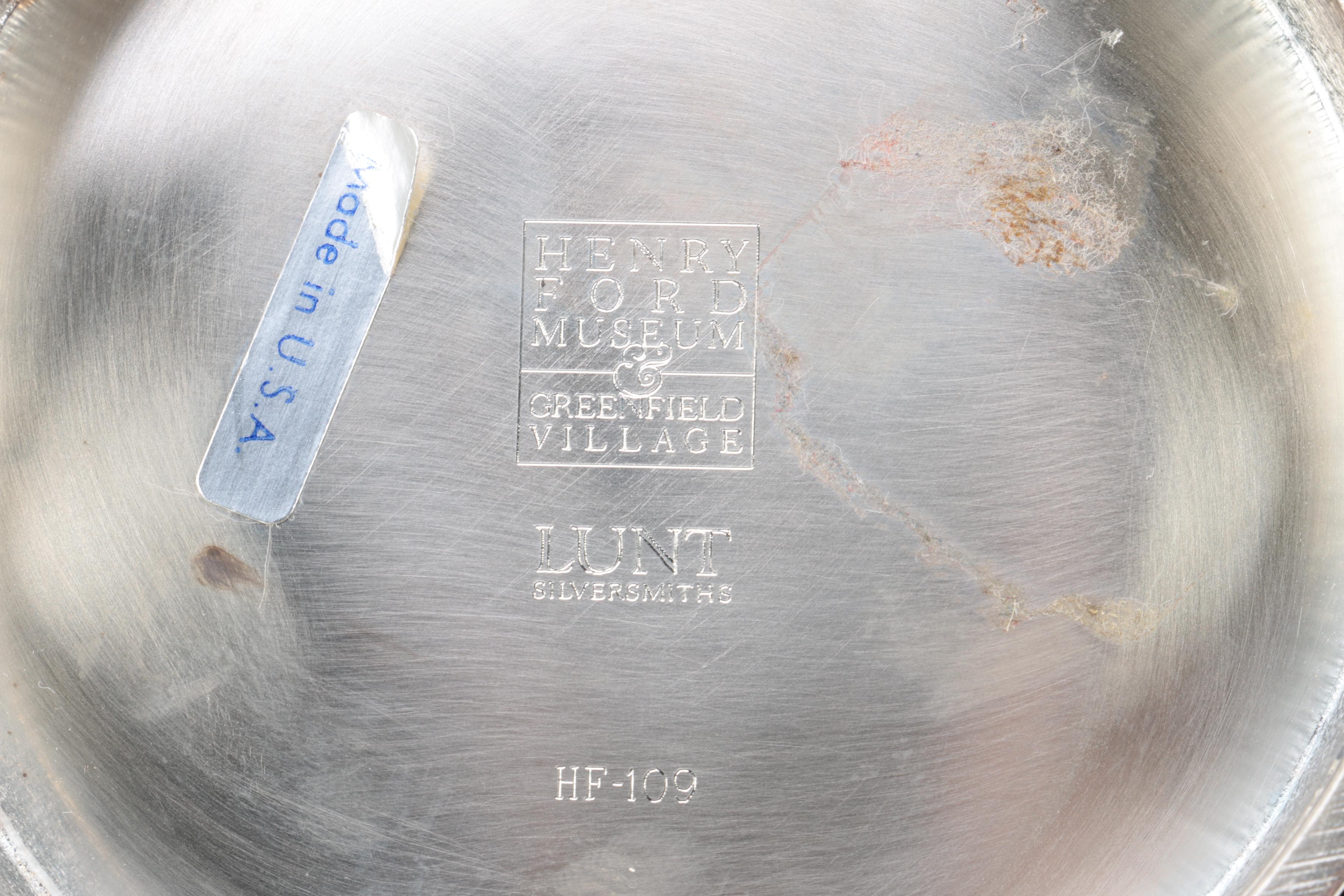 Lunt Silversmiths and Reed & Barton Silver-Plated Bowls