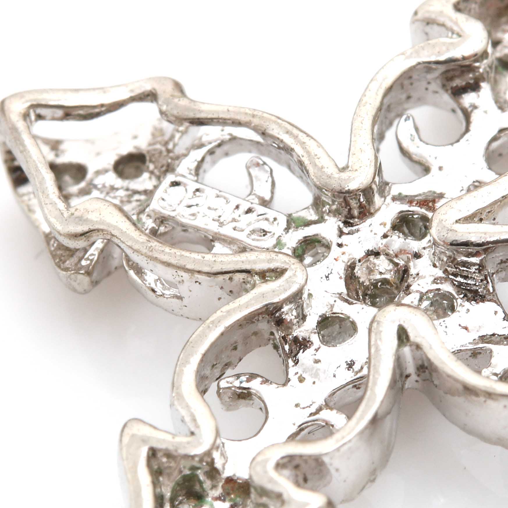 Sterling Silver Jewelry Selection Including Diamonds