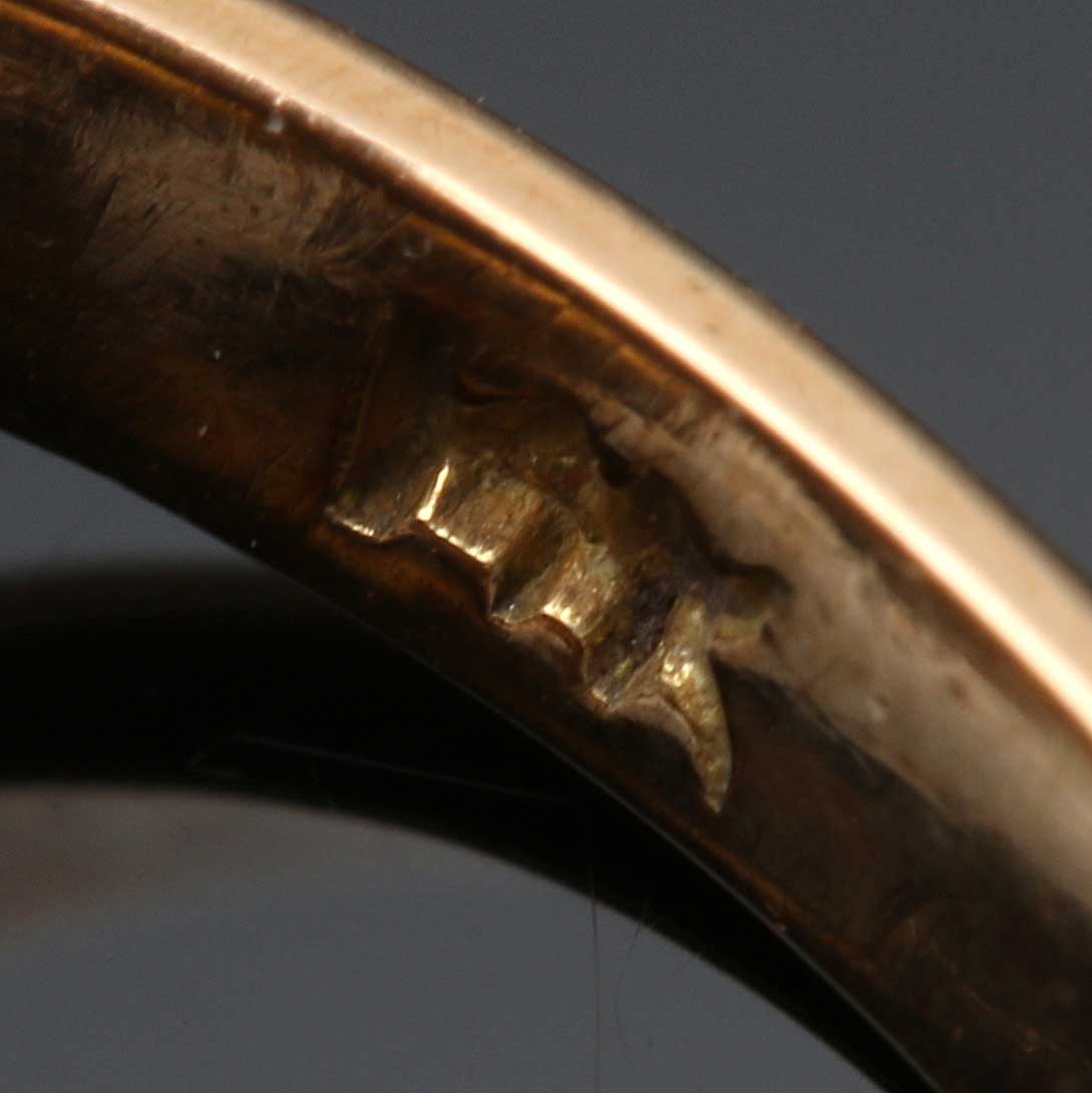 14K Yellow Gold Cultured Pearl and Ruby Cluster Ring