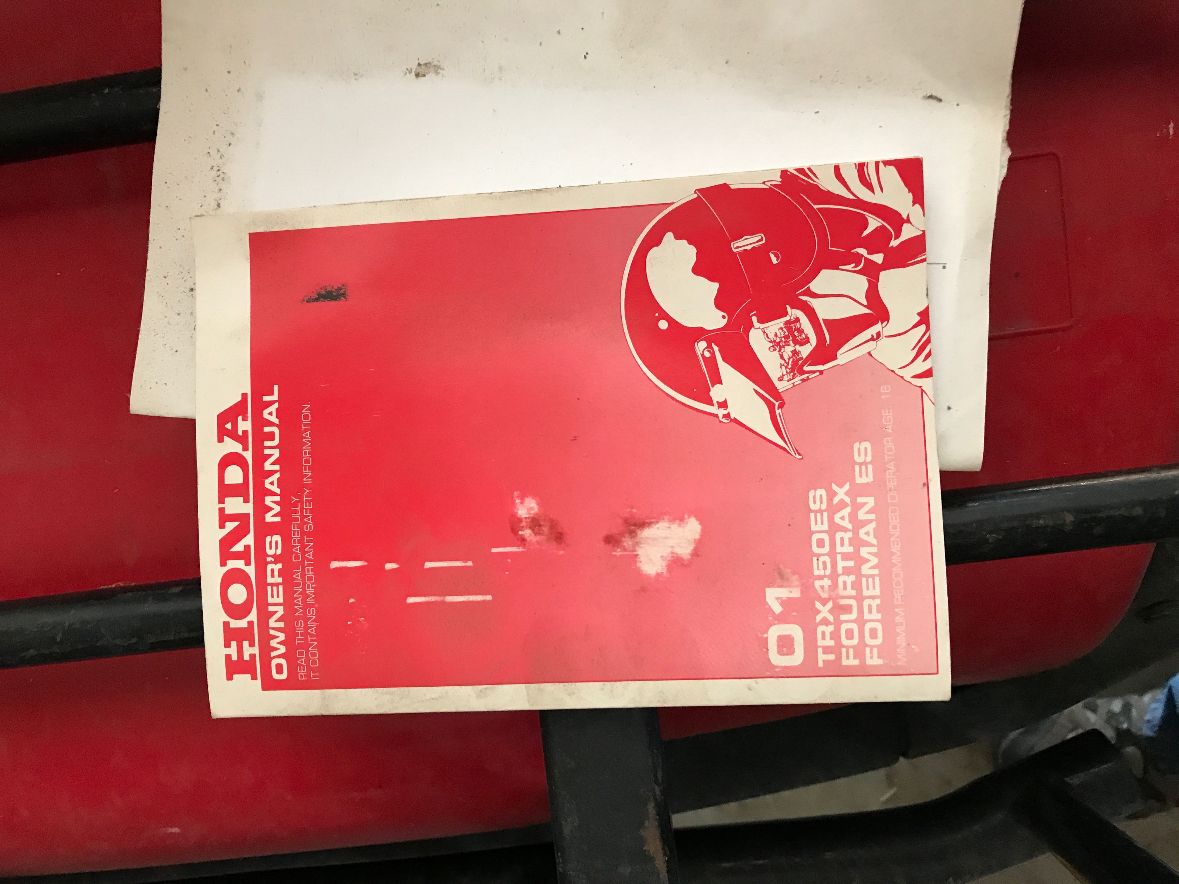 2001 Honda Foreman TRX 450 ES