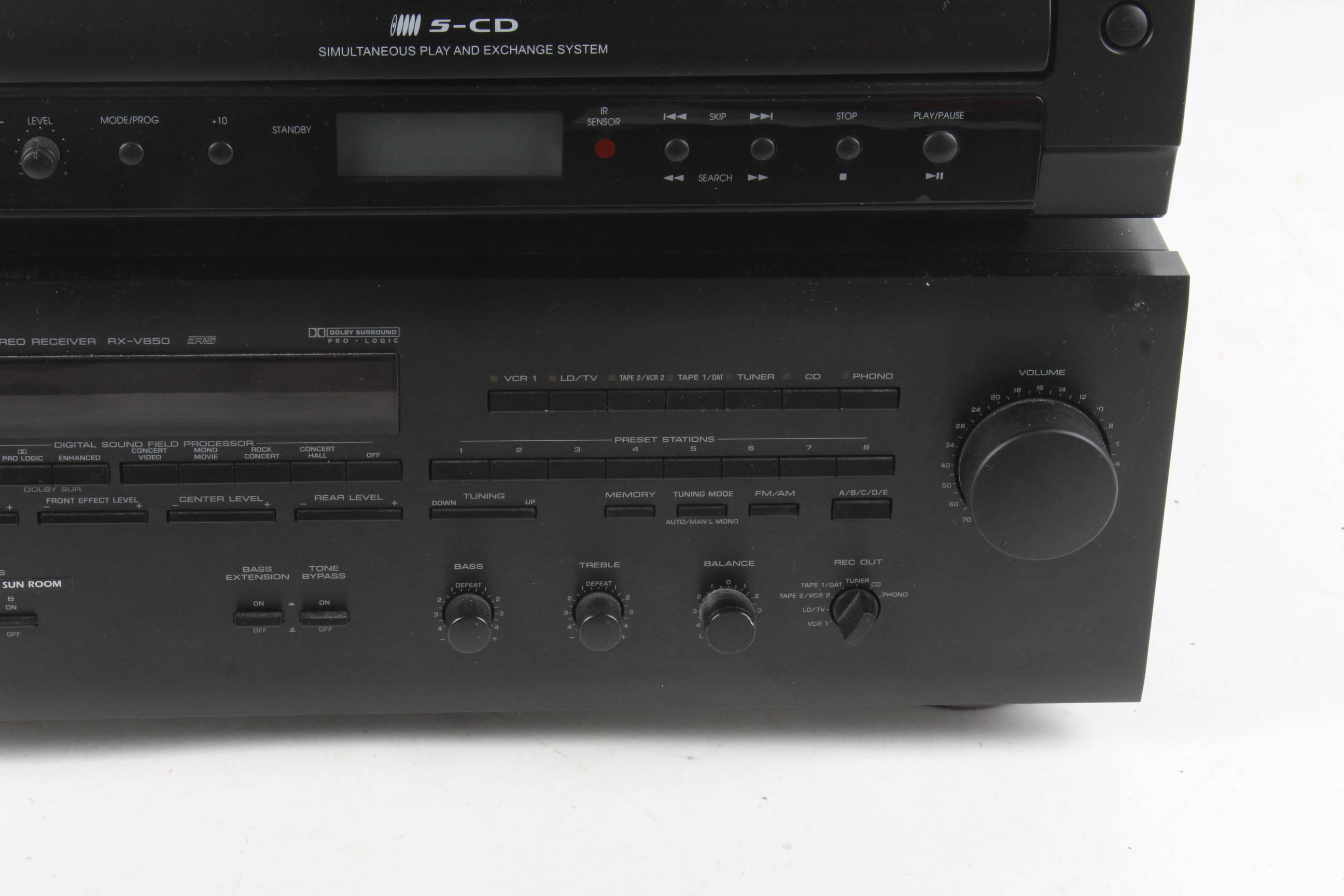 Yamaha RX-V850 Reciever and Insignia CD Changer