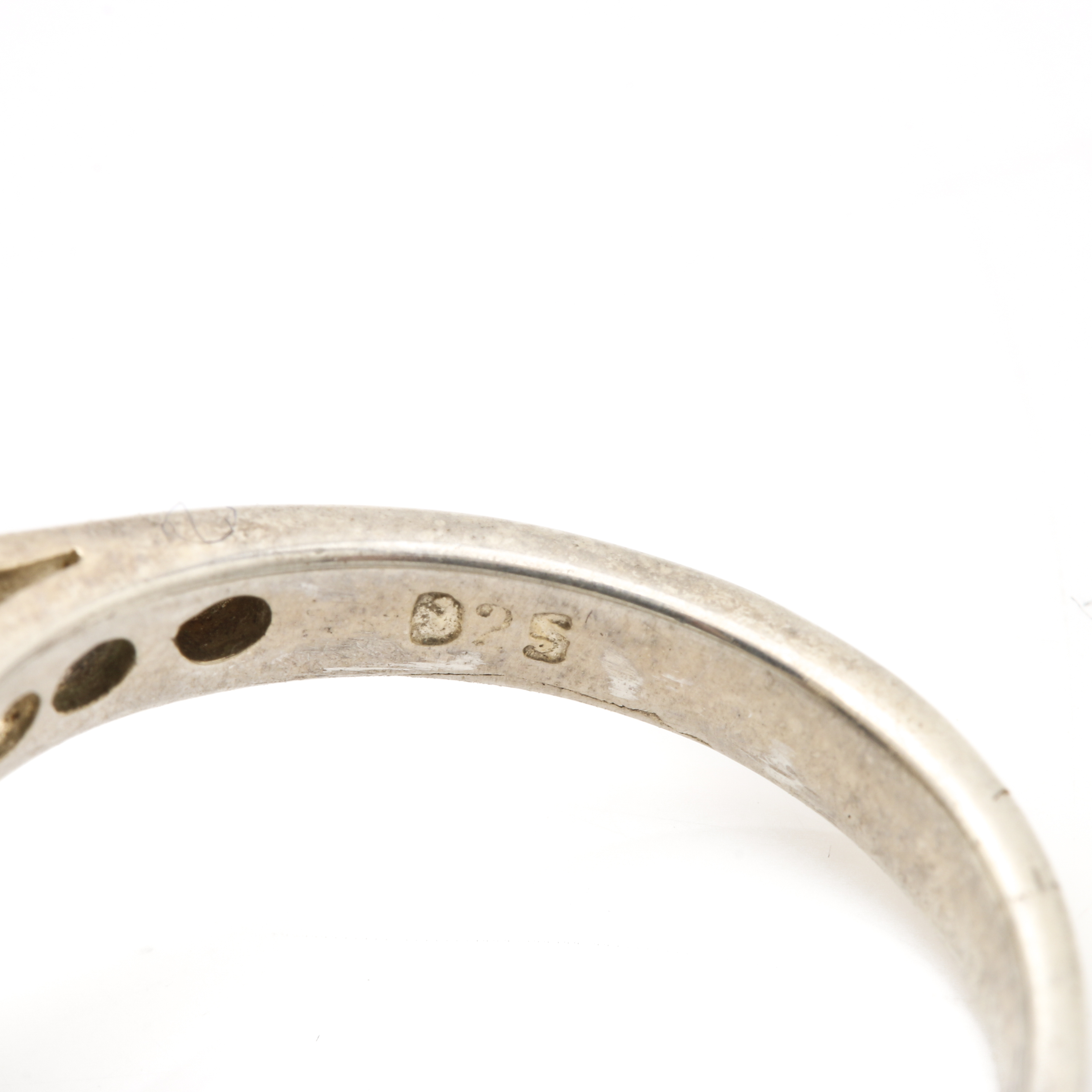 Sterling Silver Boulder Opal and Ruby Ring