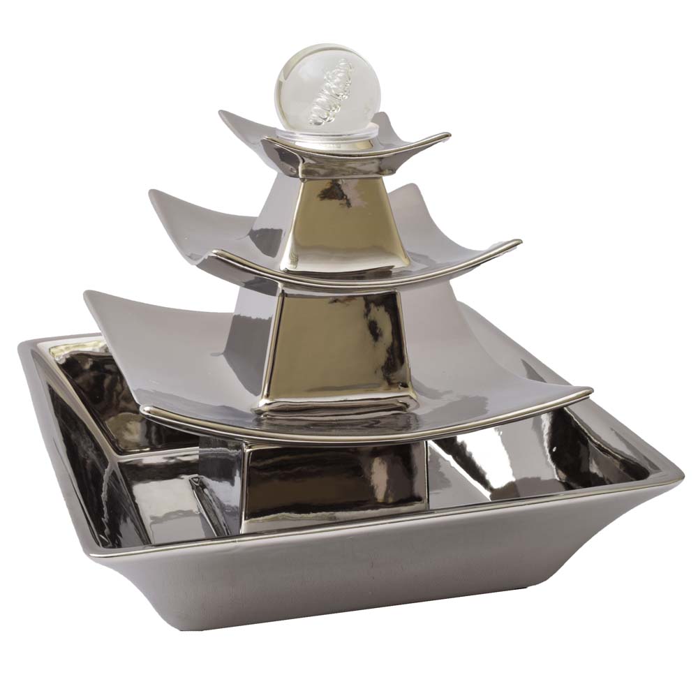 Ceramic Asian Inspired Fountain