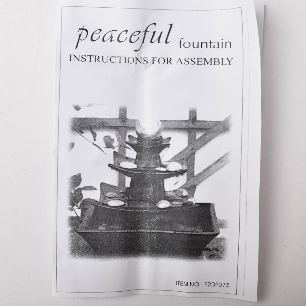 Ceramic Asian Inspired Fountain