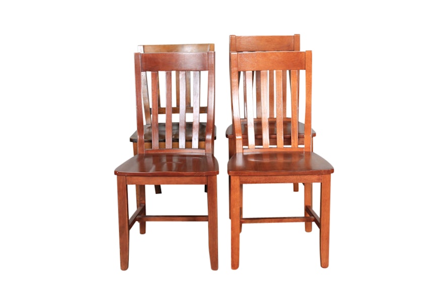 Mission Style Birch Side Chairs