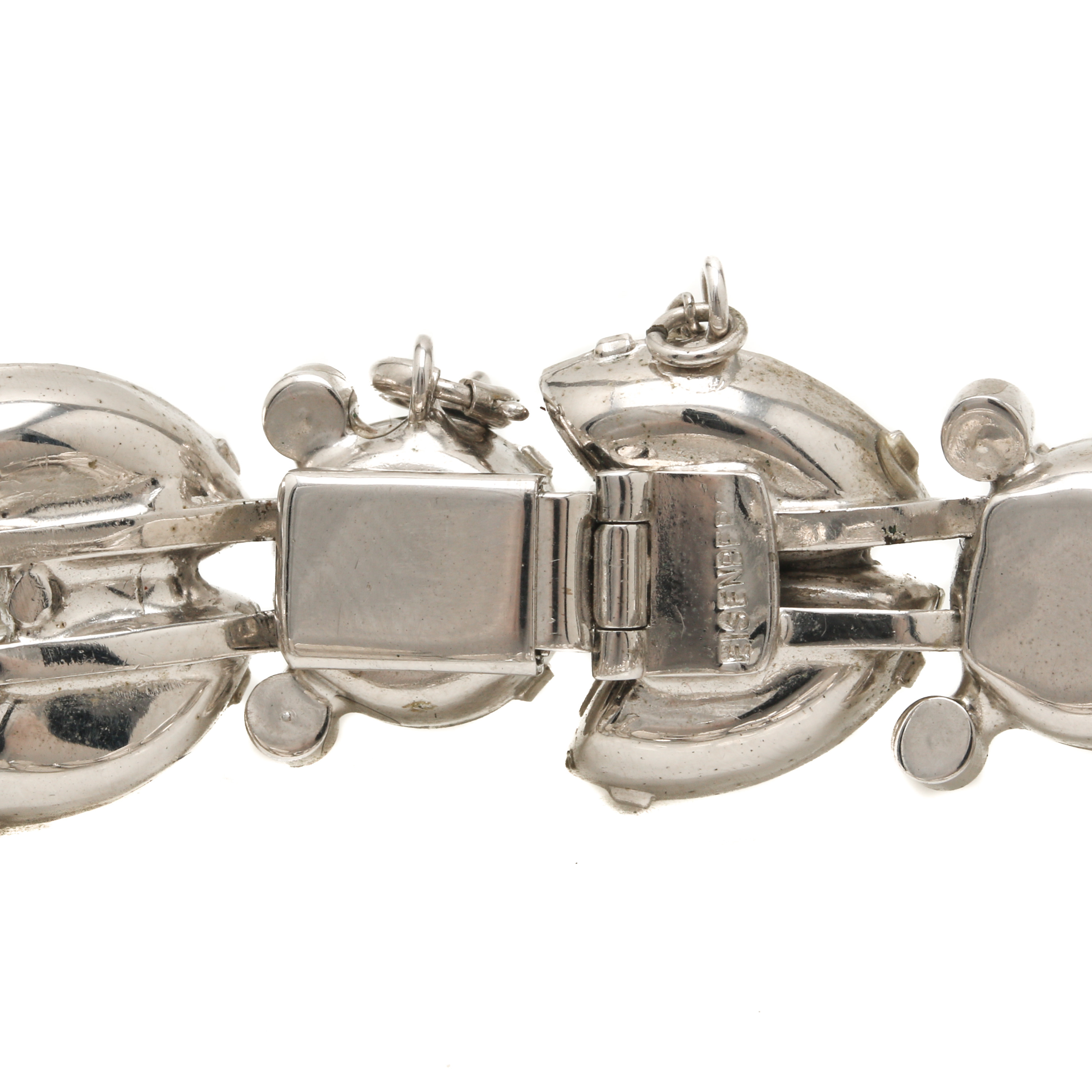 Selection of Eisenberg and Jomaz Silver Tone Glass Demi Parure Jewelry