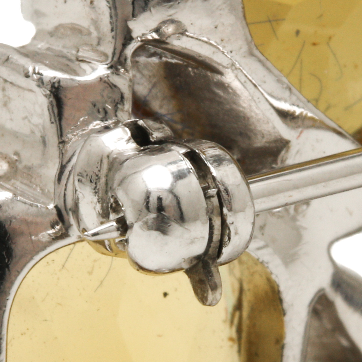 Selection of Eisenberg and Jomaz Silver Tone Glass Demi Parure Jewelry