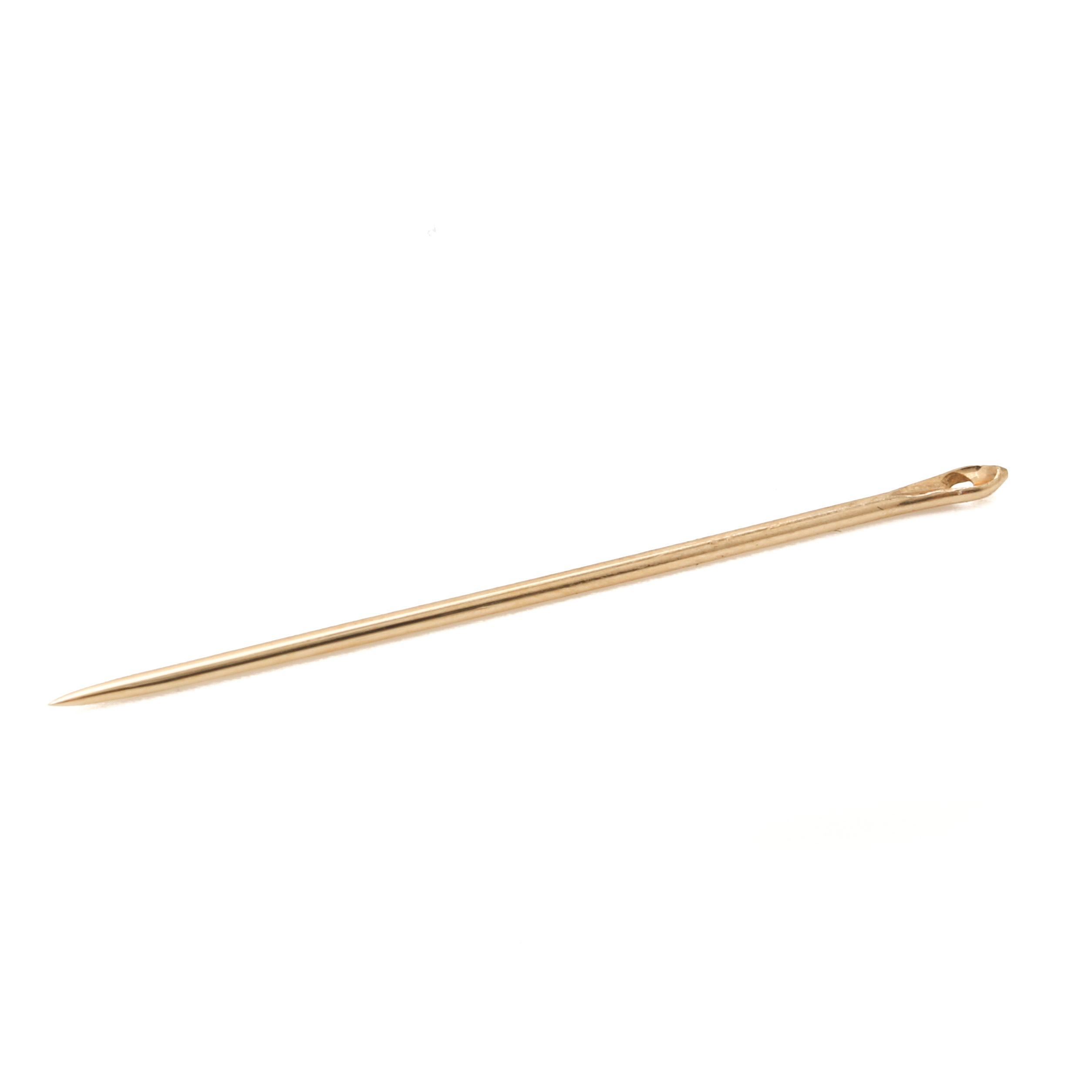 14K Yellow Gold Sewing Needle