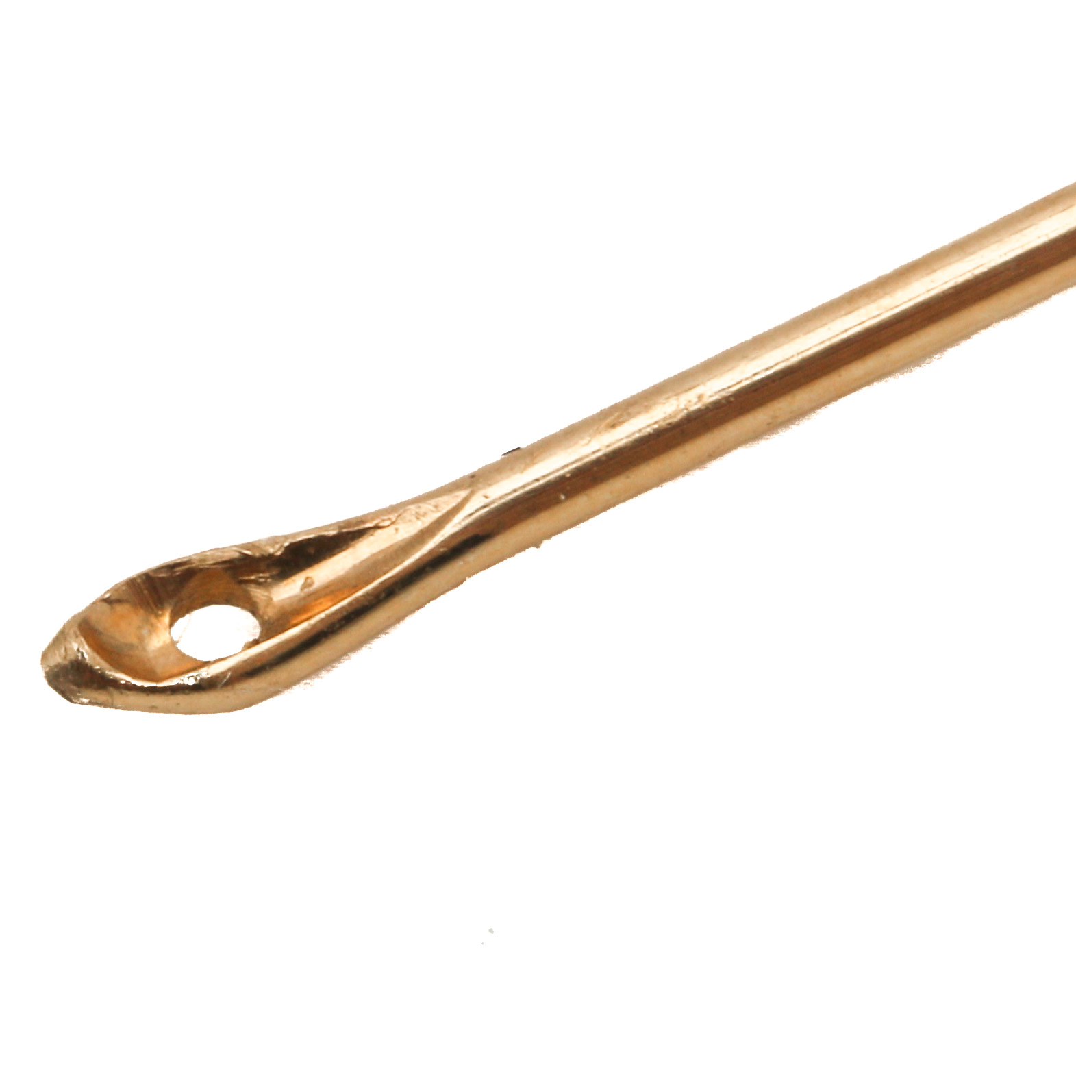 14K Yellow Gold Sewing Needle