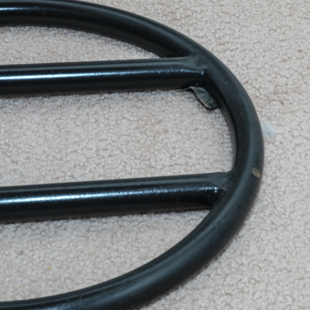 Modern Black Z-Stool