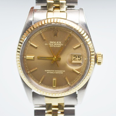 Rolex Oyster Perpetual Datejust 14K Yellow Gold Watch
