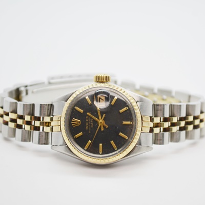 Rolex Oyster Perpetual Date 14K Yellow Gold Watch