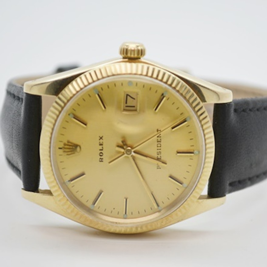 Rolex President 14K Yellow Gold Wristwatch