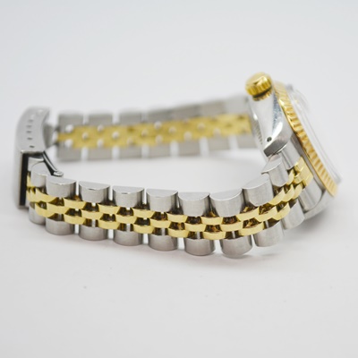 Rolex Oyster Perpetual Date 14K Yellow Gold and Stainless Steel Watch