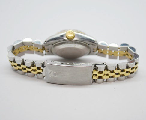 Rolex Oyster Perpetual Date 14K Yellow Gold and Stainless Steel Watch