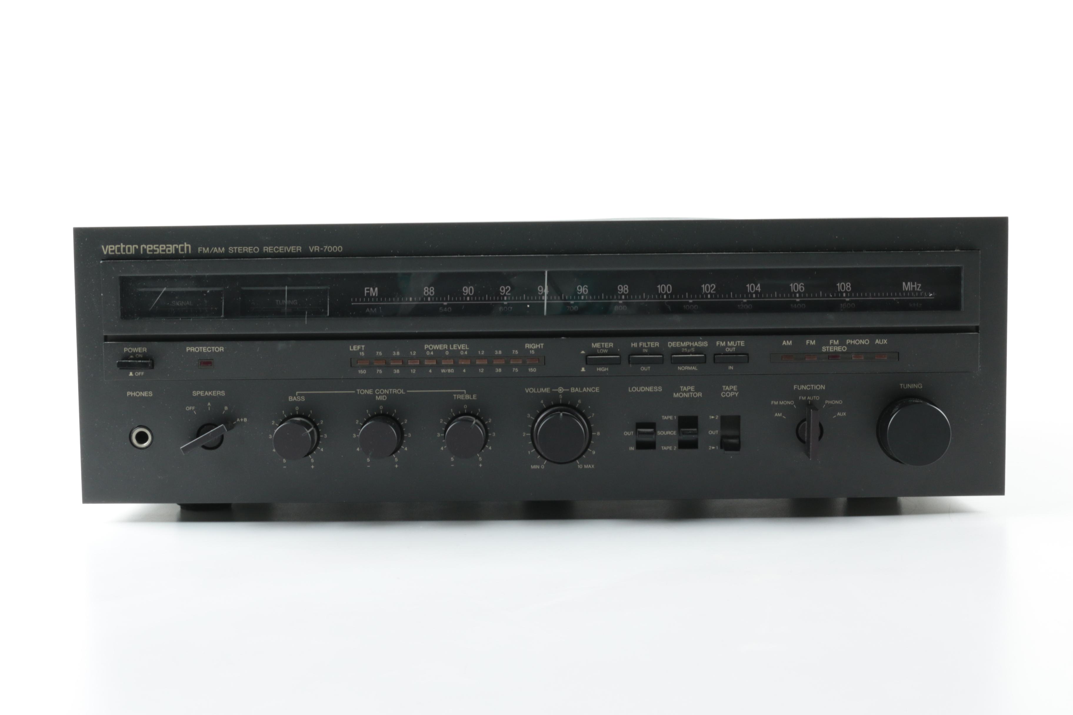 Vector Research FM/AM Stereo Receiver