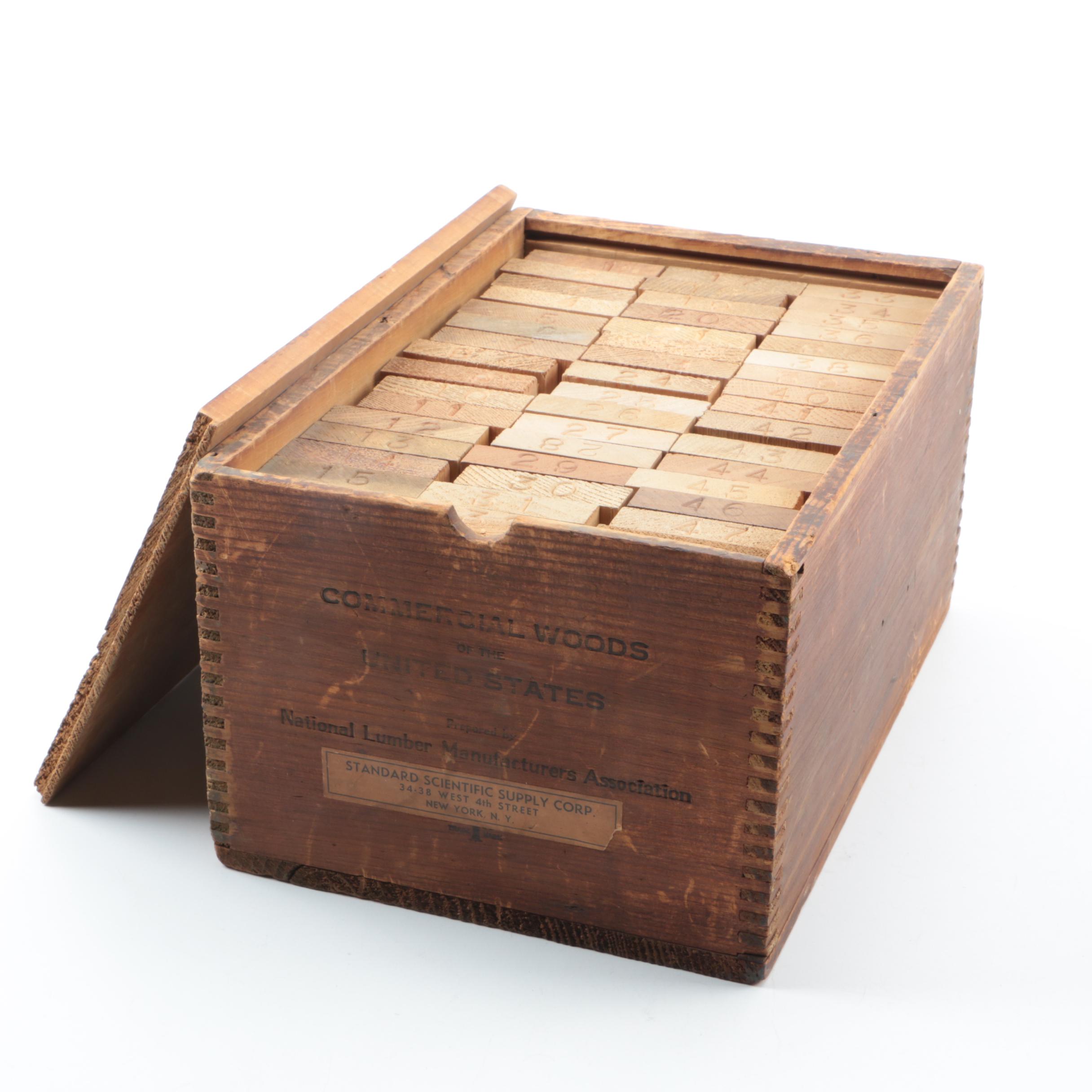 Vintage National Lumber Manufacturers Wood Samples