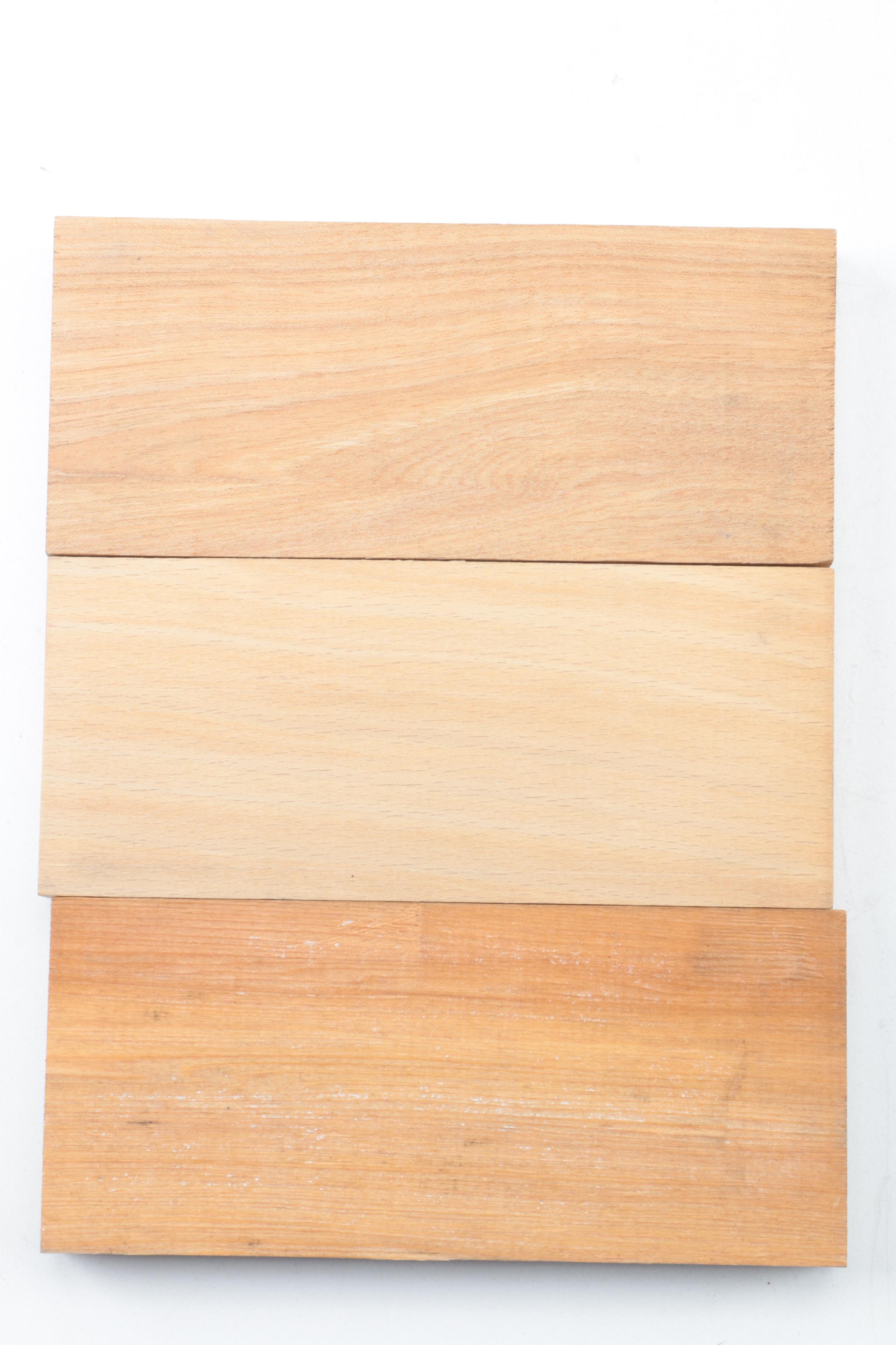 Vintage National Lumber Manufacturers Wood Samples