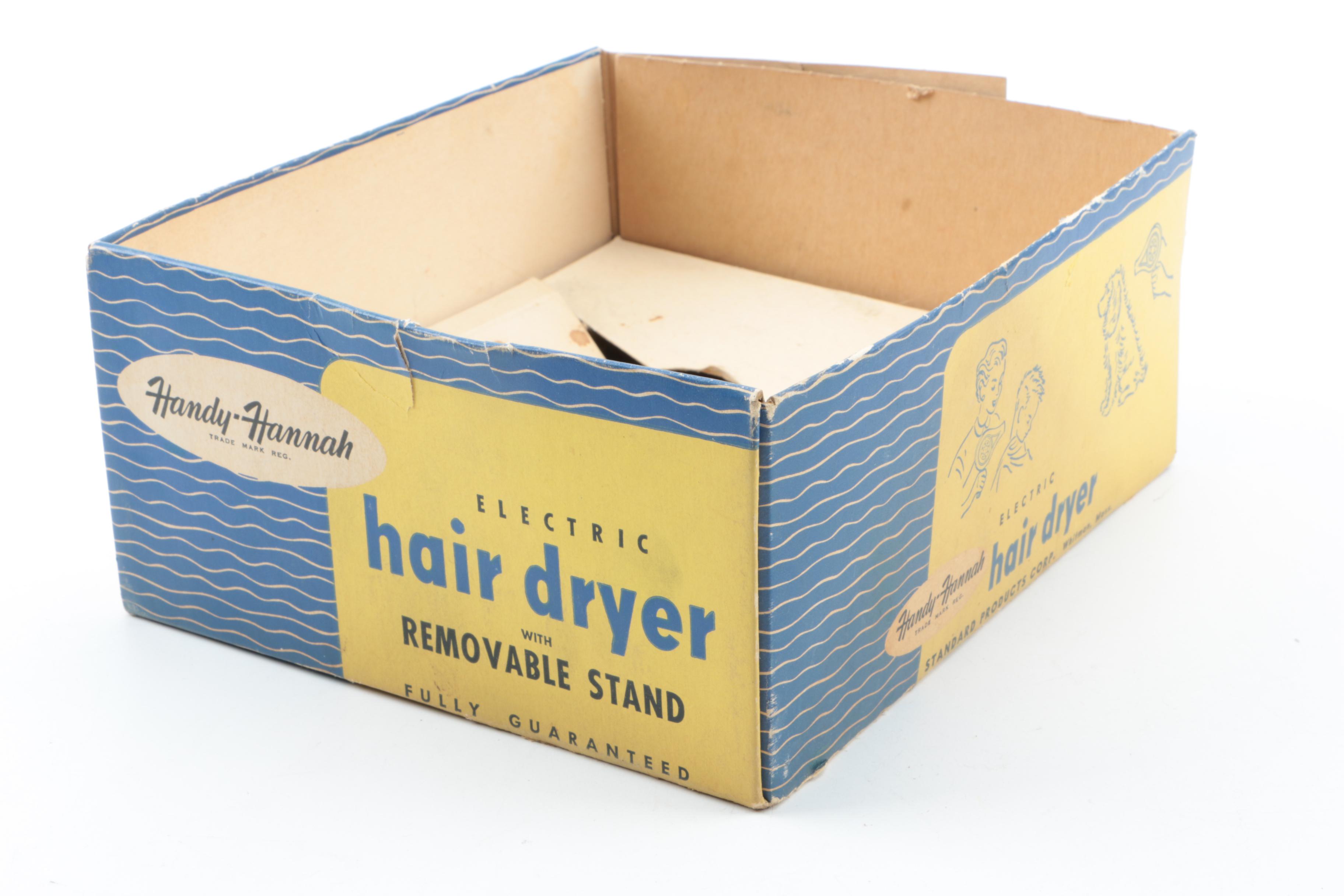 Vintage "Handy Hannah" Hair Dryer with Stand, Circa 1950s
