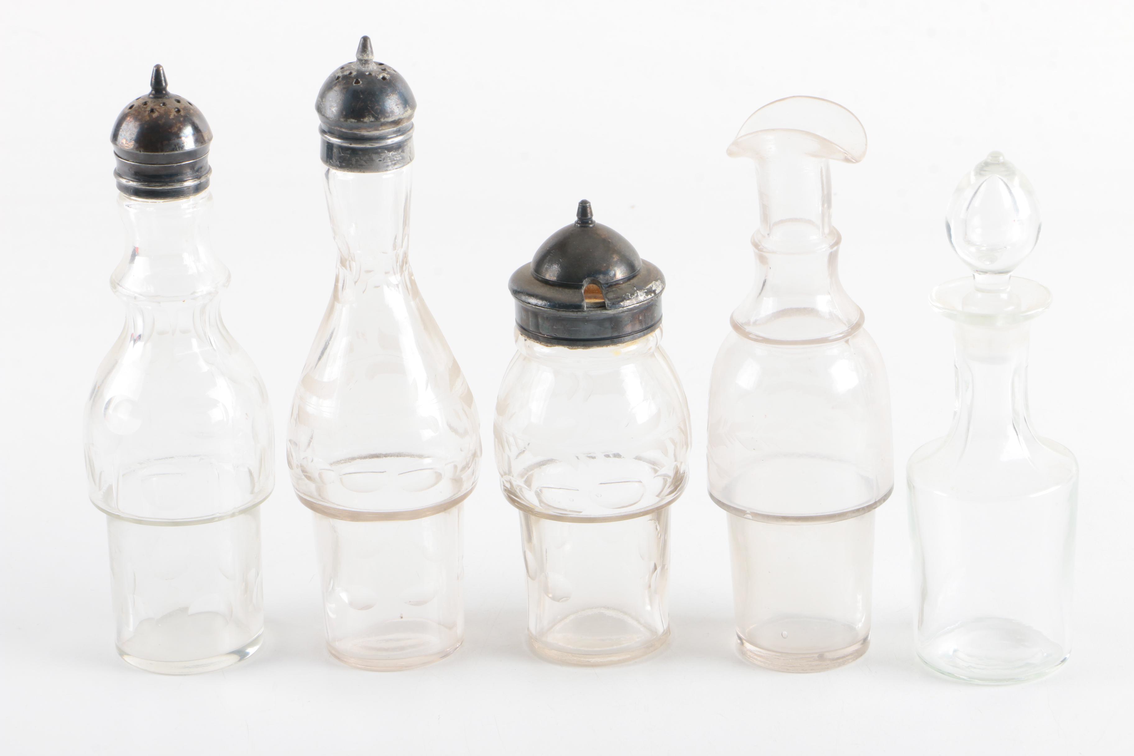 Bray, Dauchy & Jaques Silver-Plated Cruet Set