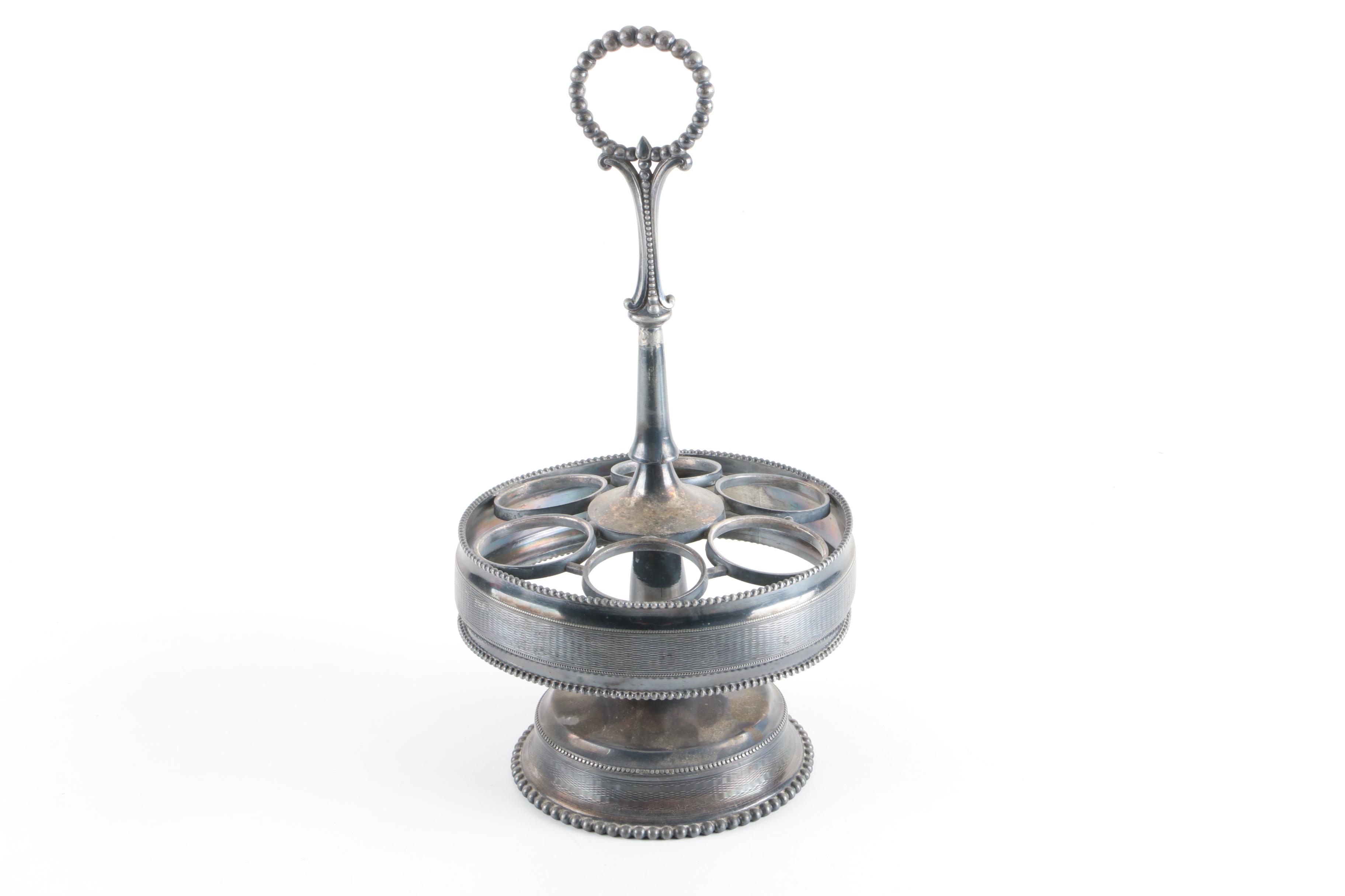 Bray, Dauchy & Jaques Silver-Plated Cruet Set