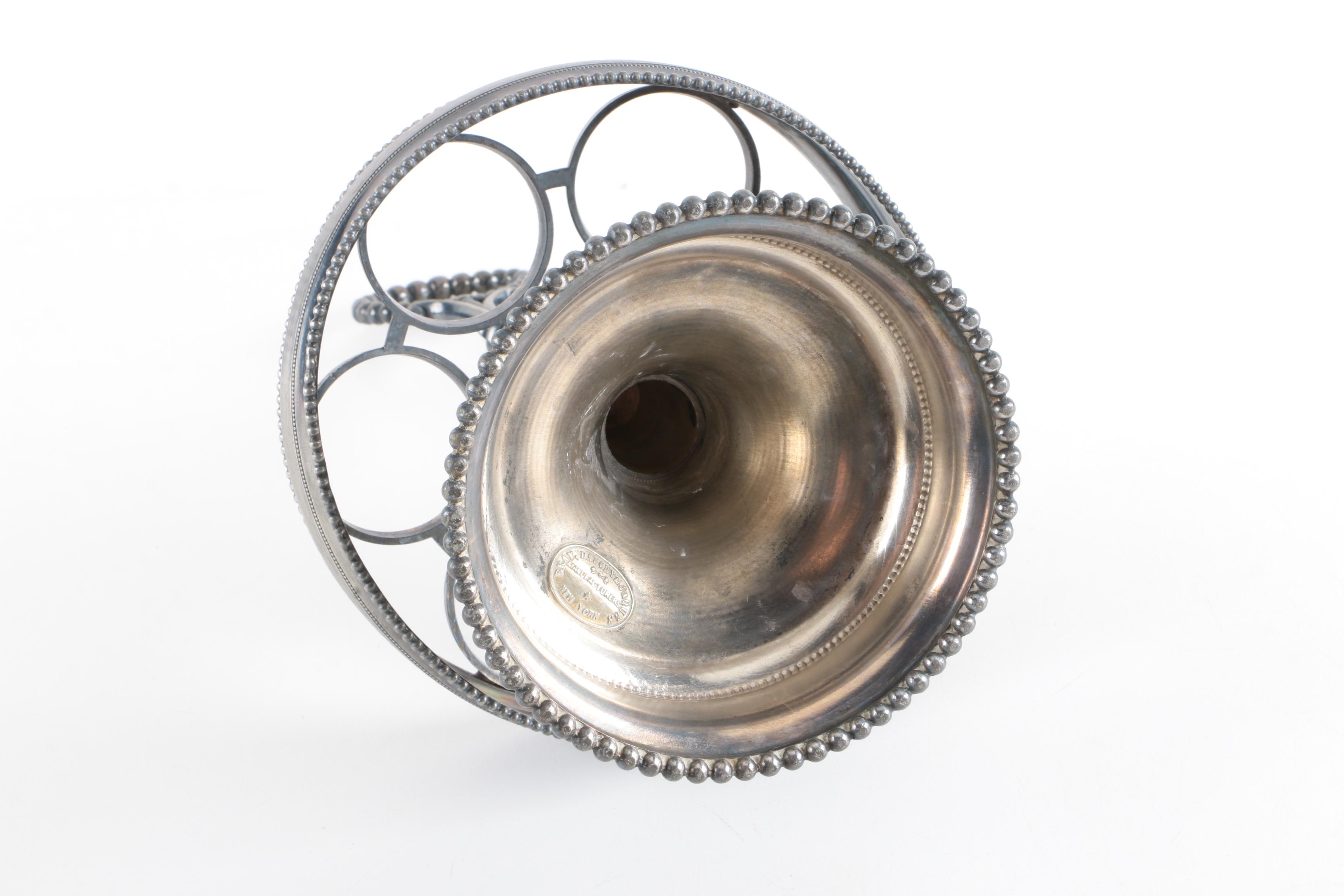 Bray, Dauchy & Jaques Silver-Plated Cruet Set