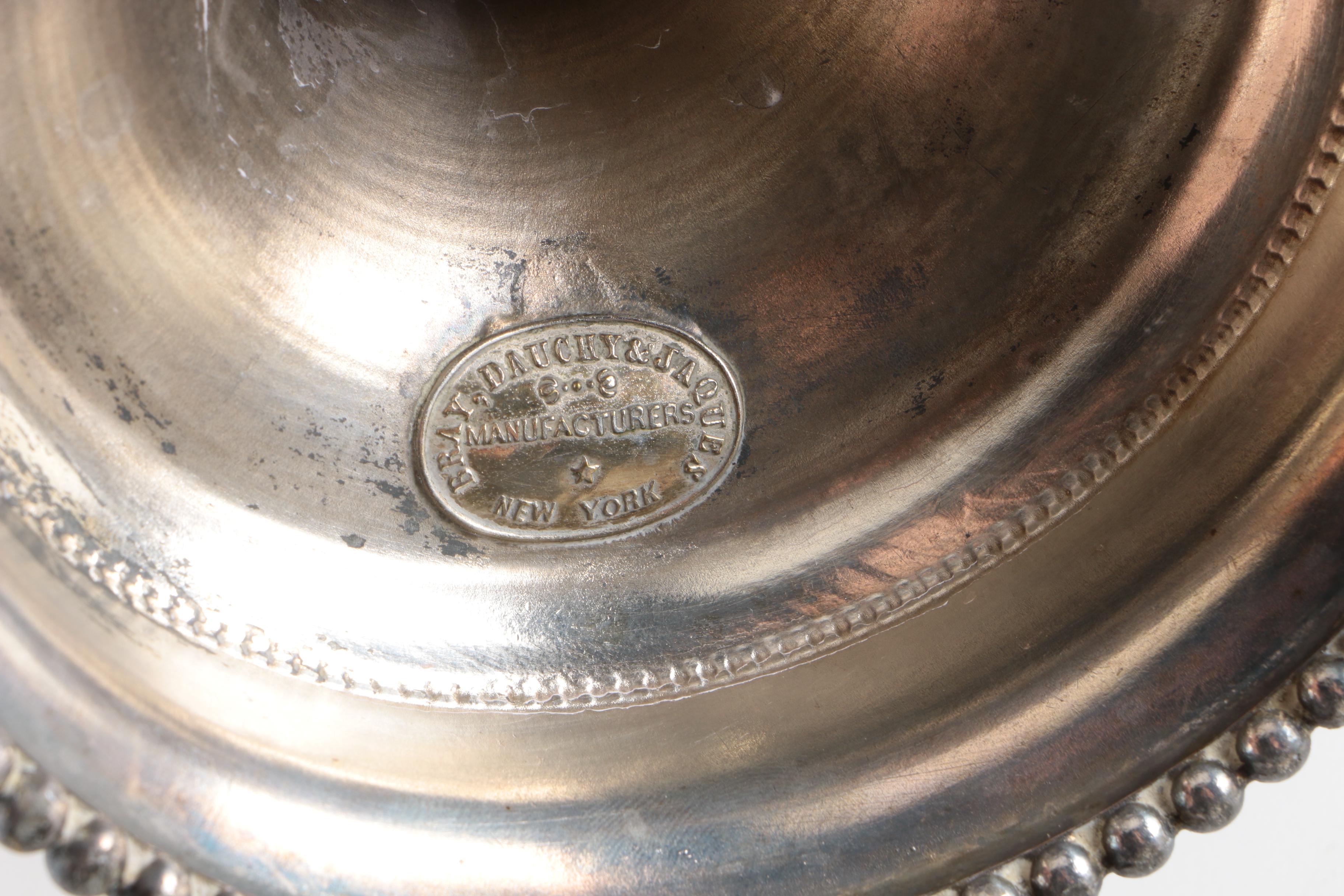 Bray, Dauchy & Jaques Silver-Plated Cruet Set