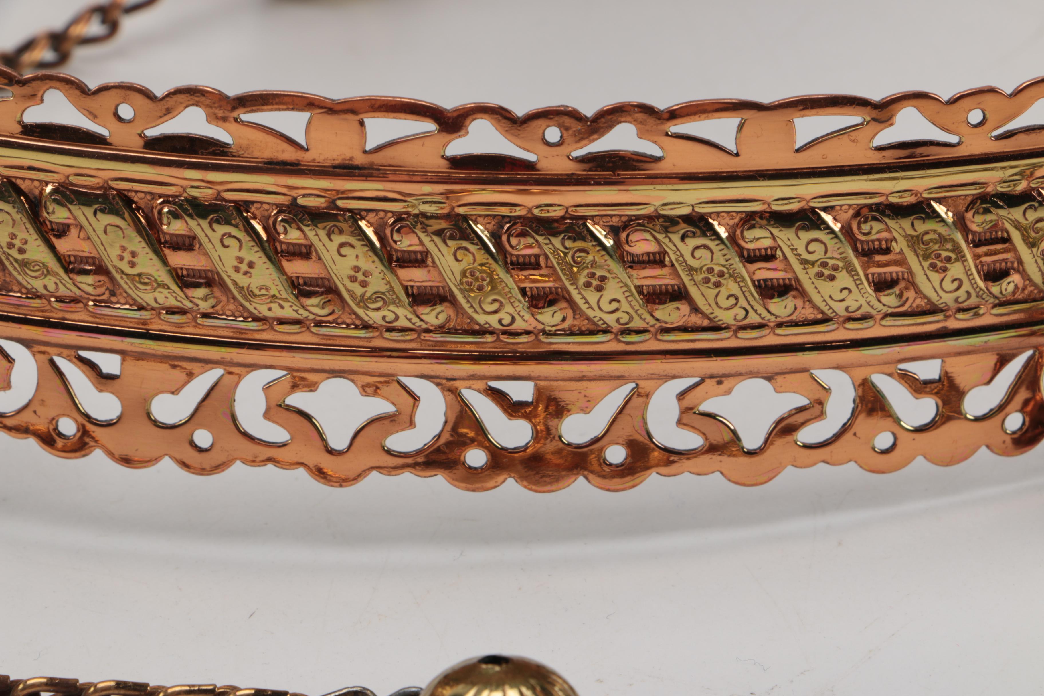 Converted Oil Pendant Light