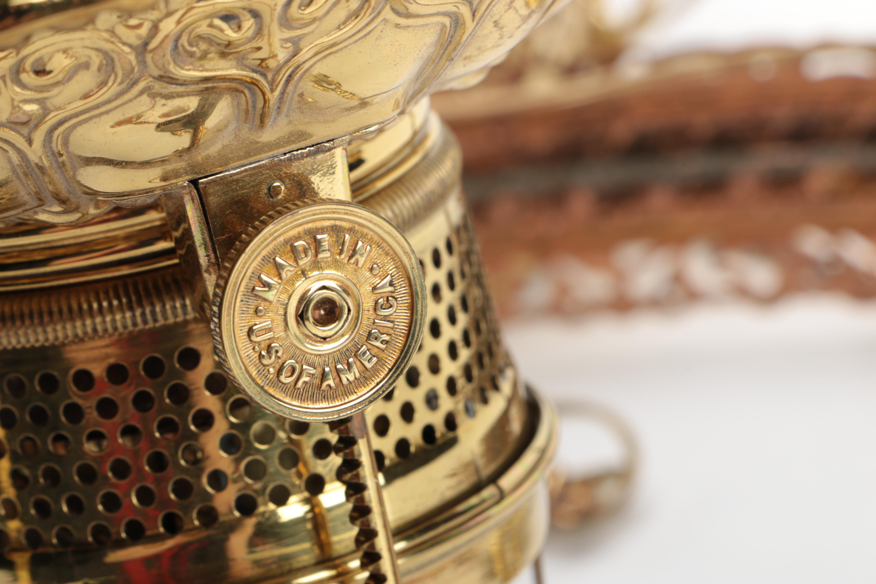 Converted Oil Pendant Light